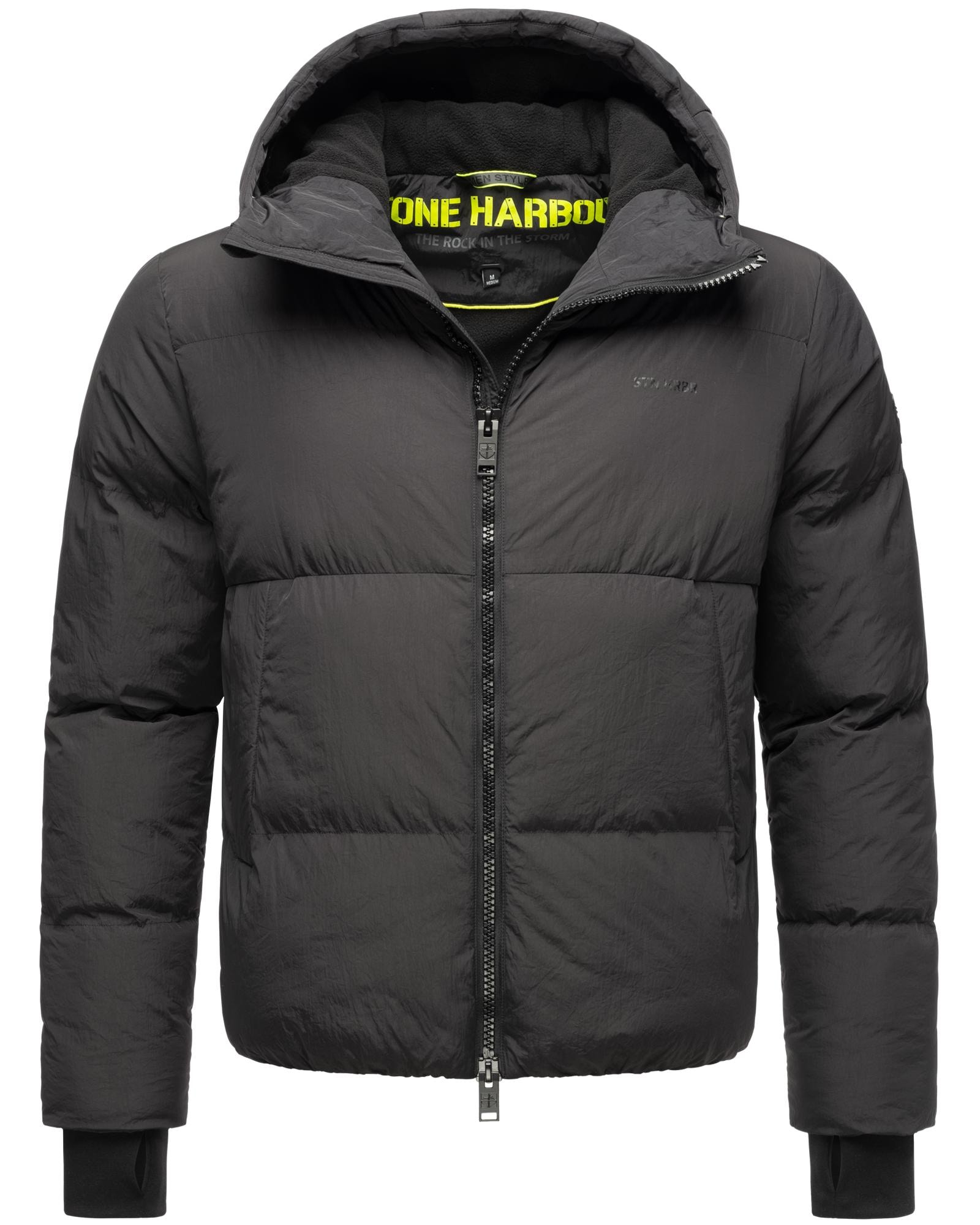 Stone Harbour Steppjacke "Tayroos XX", mit Kapuze, Gesteppte Herren Winterjacke mit Kapuze