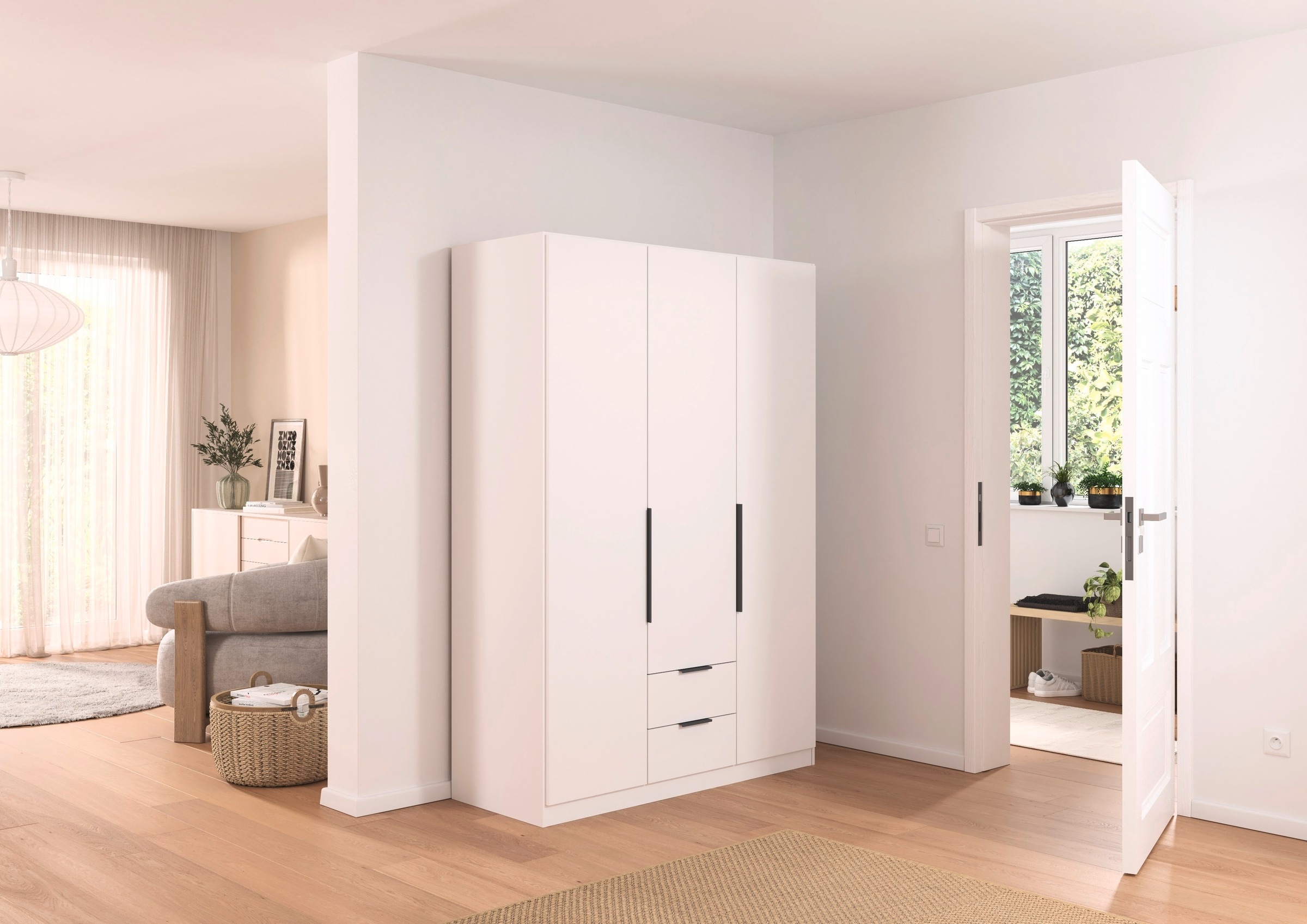 rauch Drehtürenschrank "Kleiderschrank Schrank Garderobe KREFELD optional m günstig online kaufen