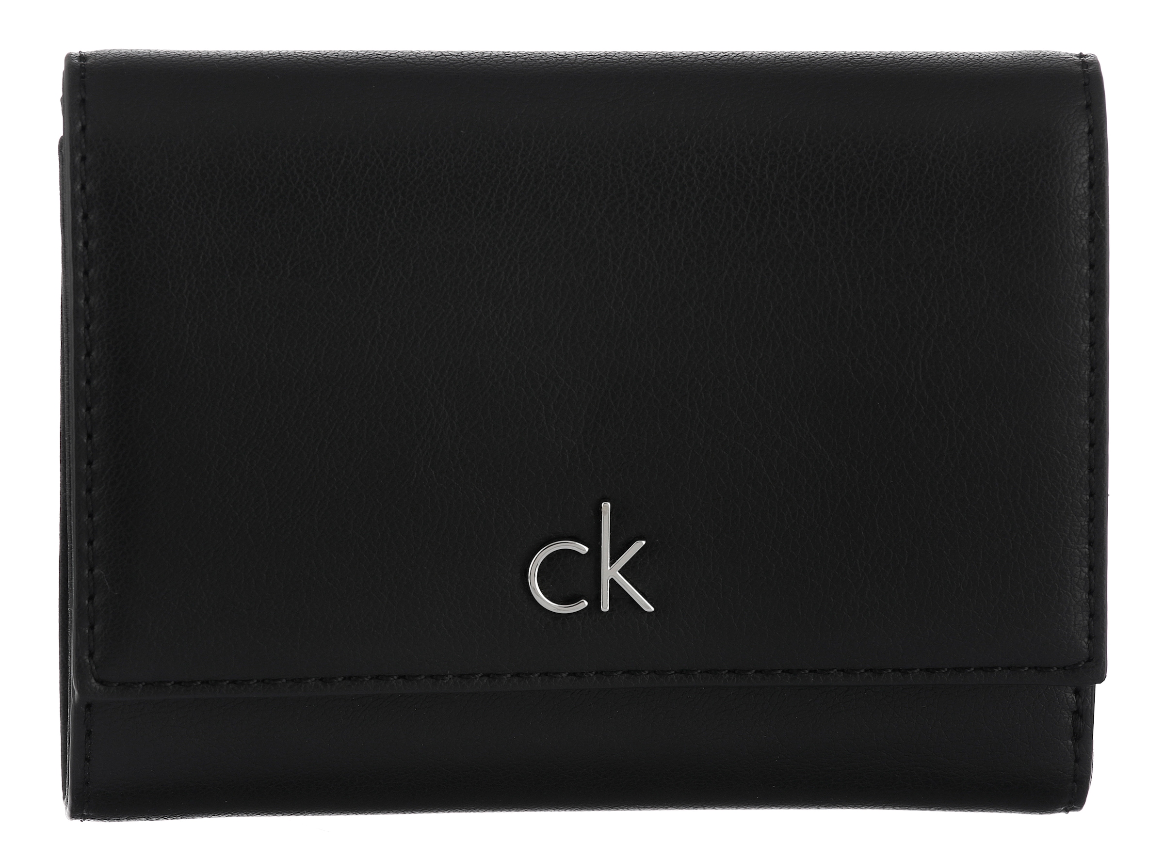 Calvin Klein Geldbörse "CK RE-LOCK MEDIUM TRIFOLD", Damen Portemonnaie, Gel günstig online kaufen