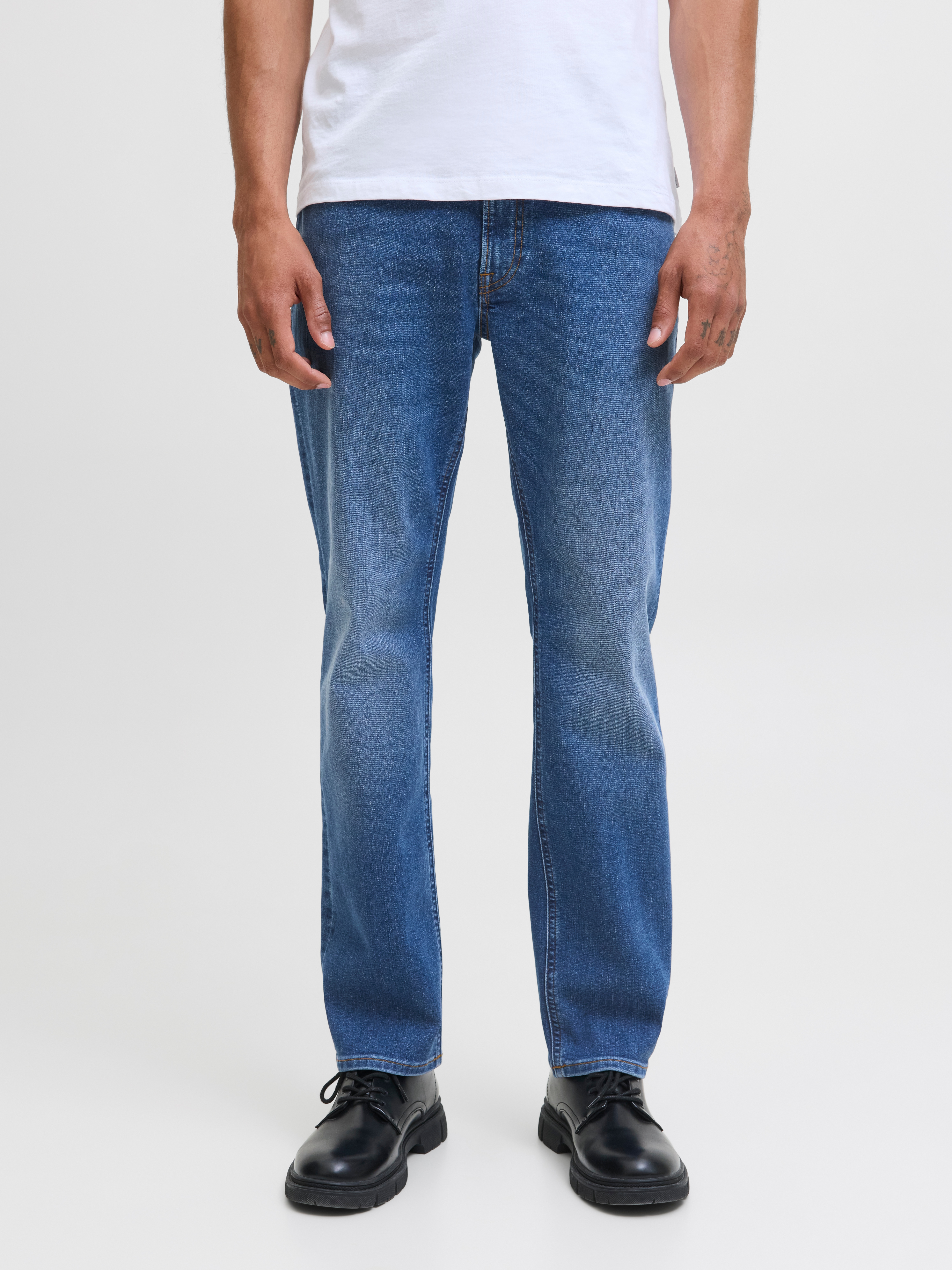 Jack & Jones "JJICLARK JJORIGINAL SQ 2" Baumwollmischung, straight fit