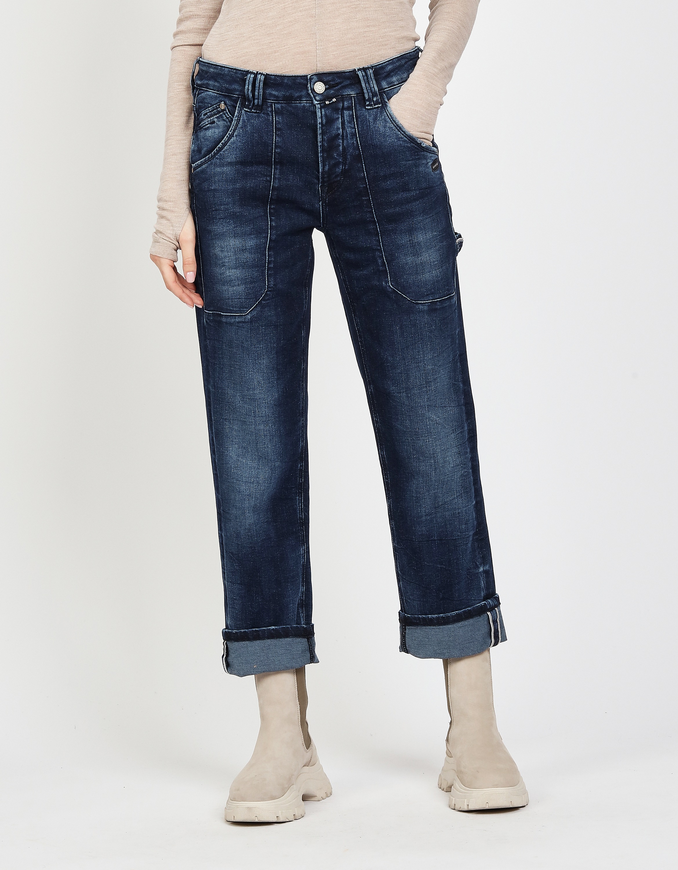 GANG Comfort-fit-Jeans "GANG Jeans Straight Fit 94THELMA WORKER" günstig online kaufen