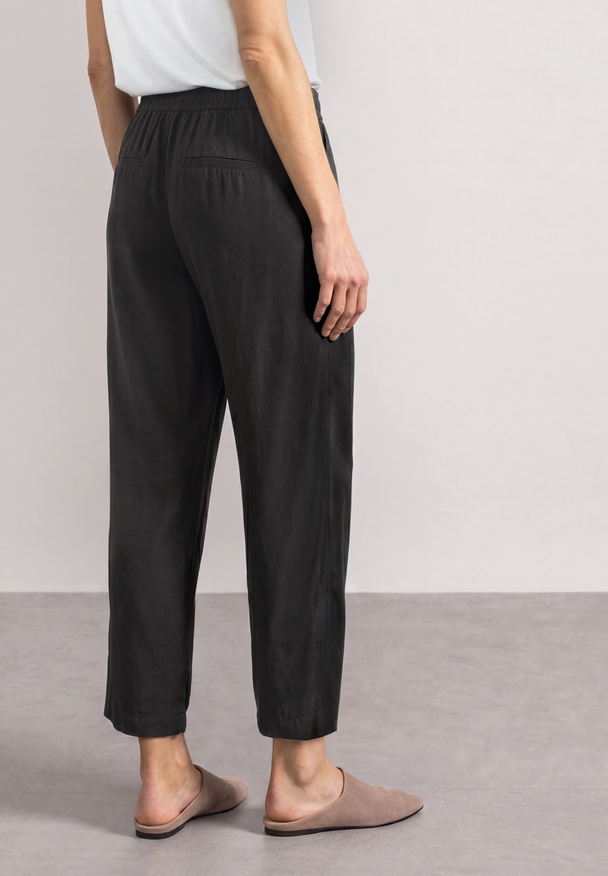 STREET ONE Stoffhose »Style Emee«  Sommerhose mit Gummizug im Loose Fit
