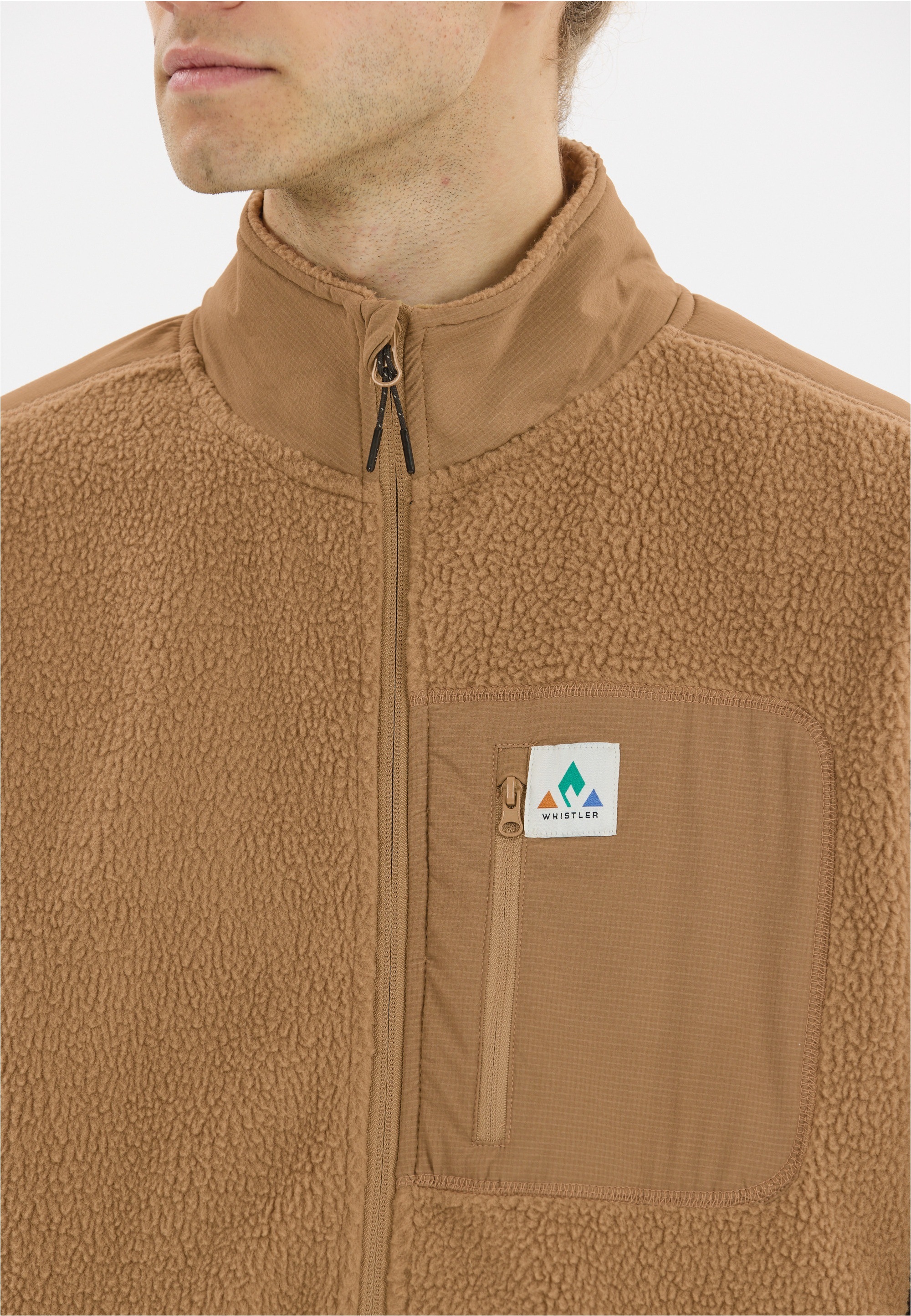 WHISTLER Fleecejacke »Felis«, aus weichem Teddyfleece mit flachen Nähten