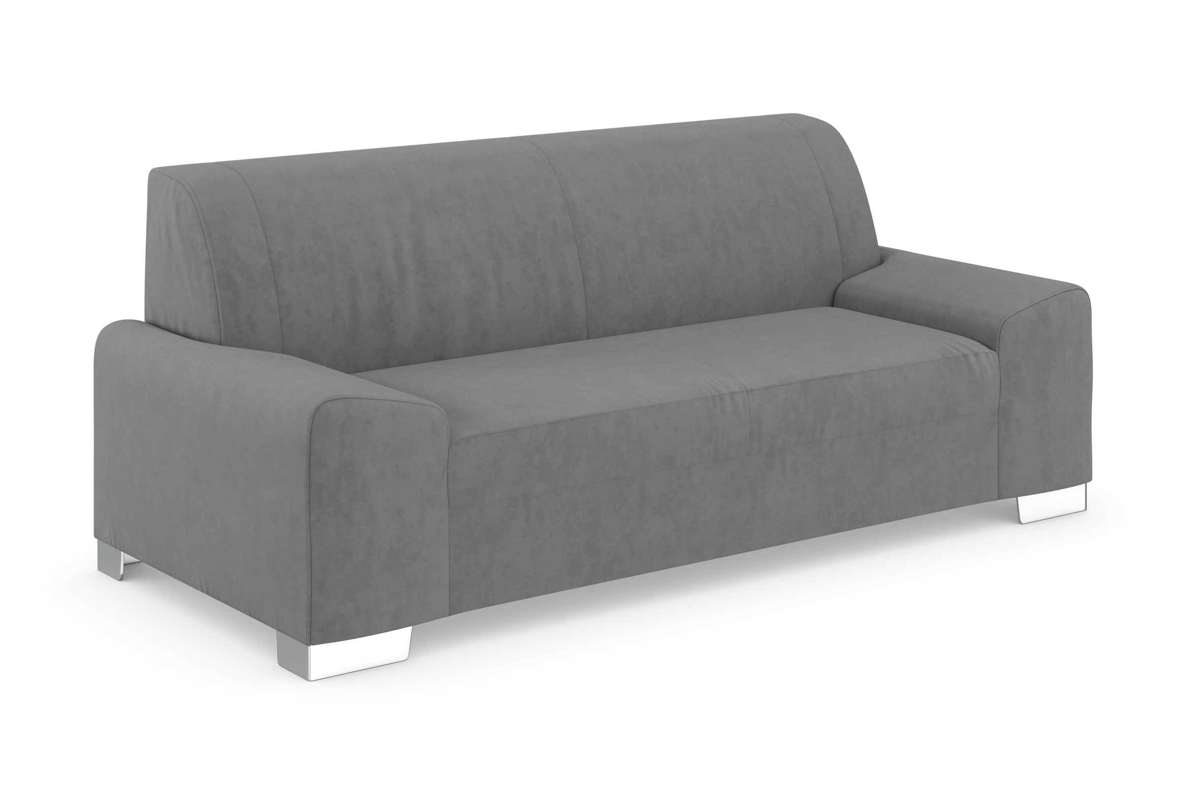 Thumbnail - DOMO collection 2,5-Sitzer "Anzio kubisches Design, flache Armlehnen, Breite 214cm" Mit Federkern