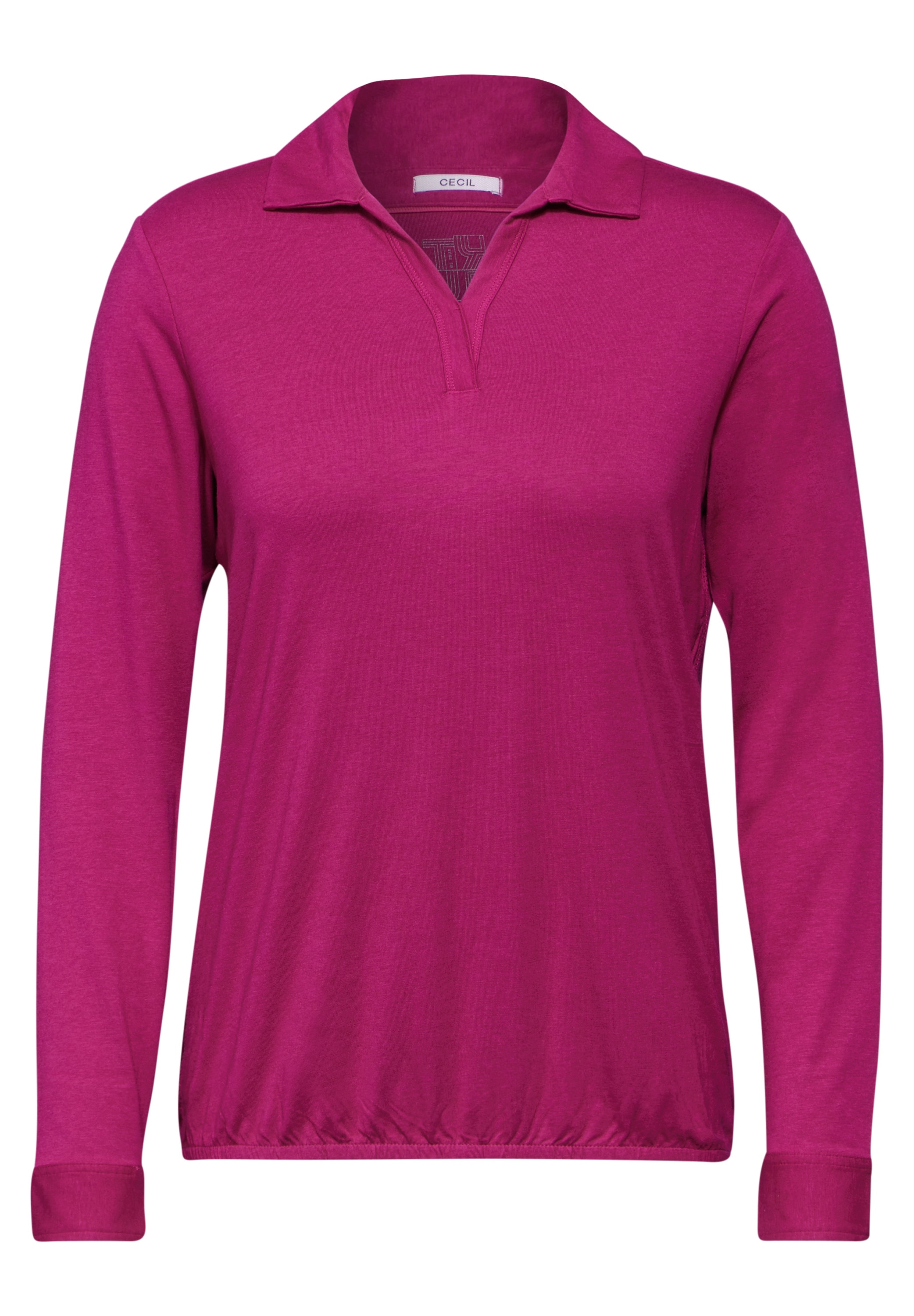 Cecil Langarmshirt, aus elastischem Materialmix