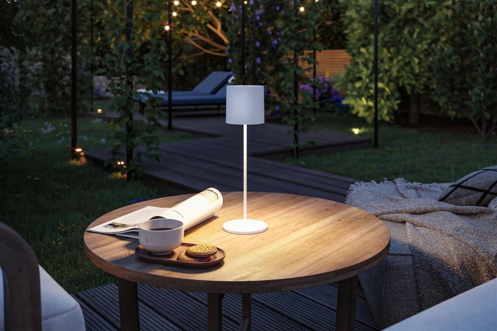 Paulmann LED Außen-Tischleuchte »Mobile Tuni IP44 2700K dimmbar 2,8W USBC«, 1 flammig