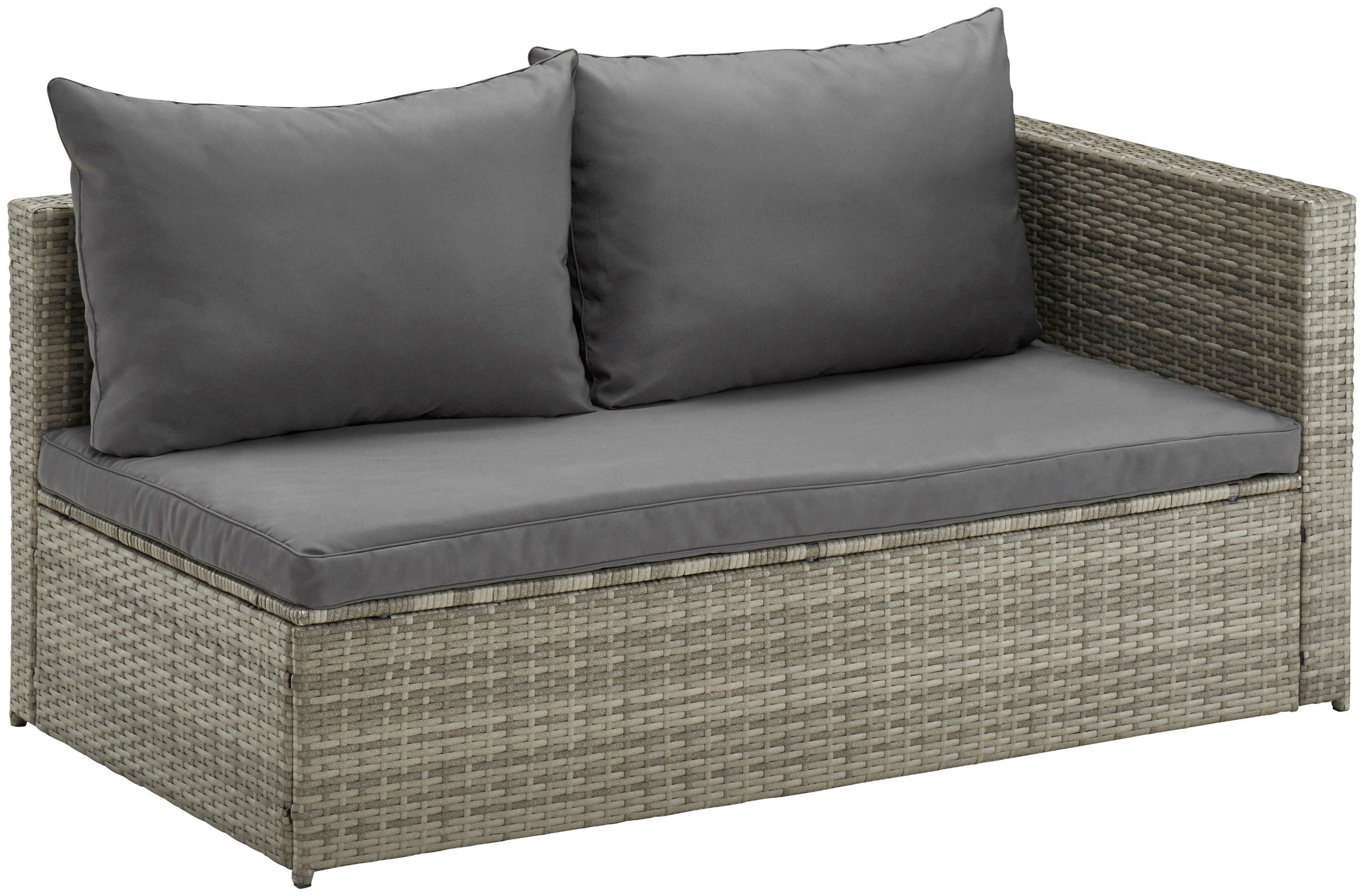 KONIFERA Gartenlounge-Set »Phoenix«, (8 tlg.), Ecklounge, Tisch 61x61 cm, Polyrattan