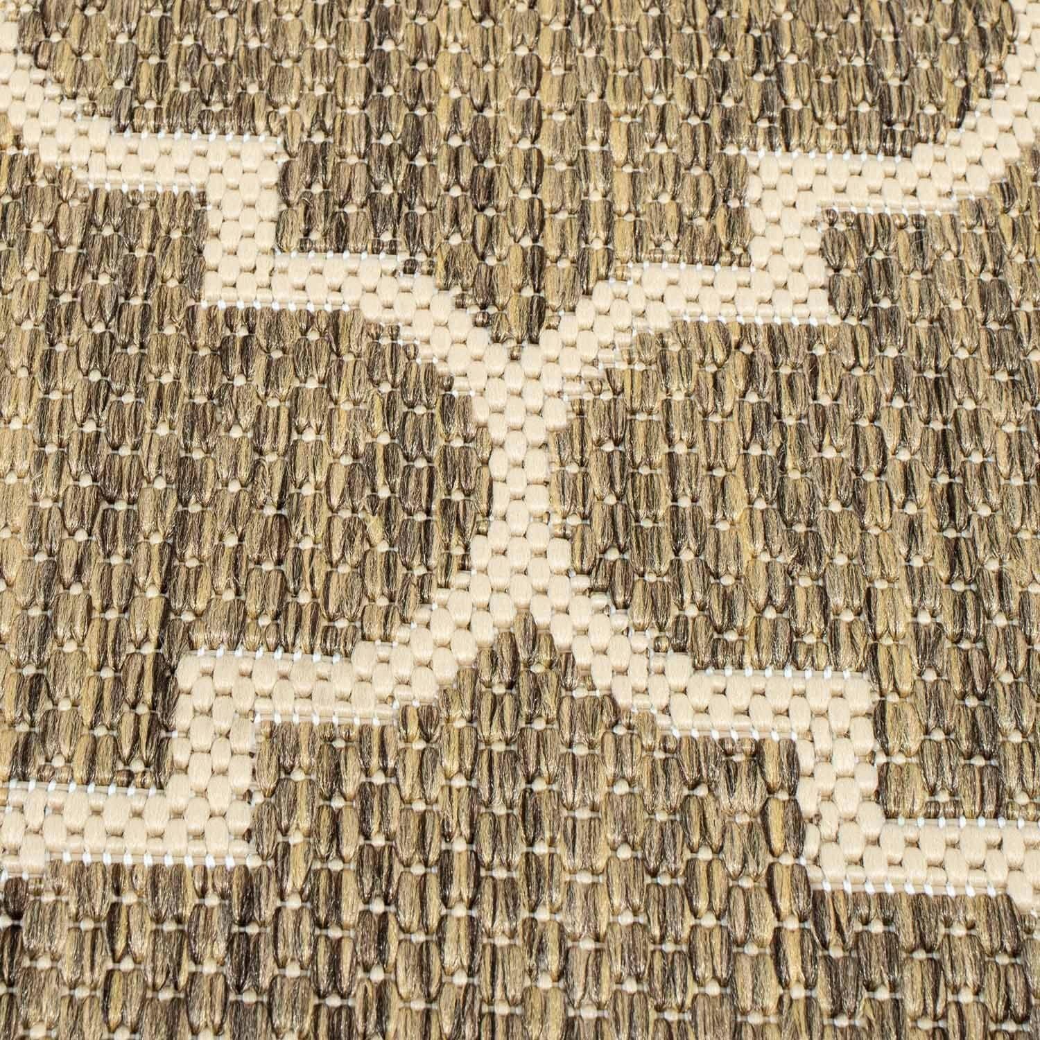 Carpet City Teppich »Sun Outdoor rechteckig, geeignet, BAUR kaufen 604«, Marokkanisches Muster, Terrasse In/- 