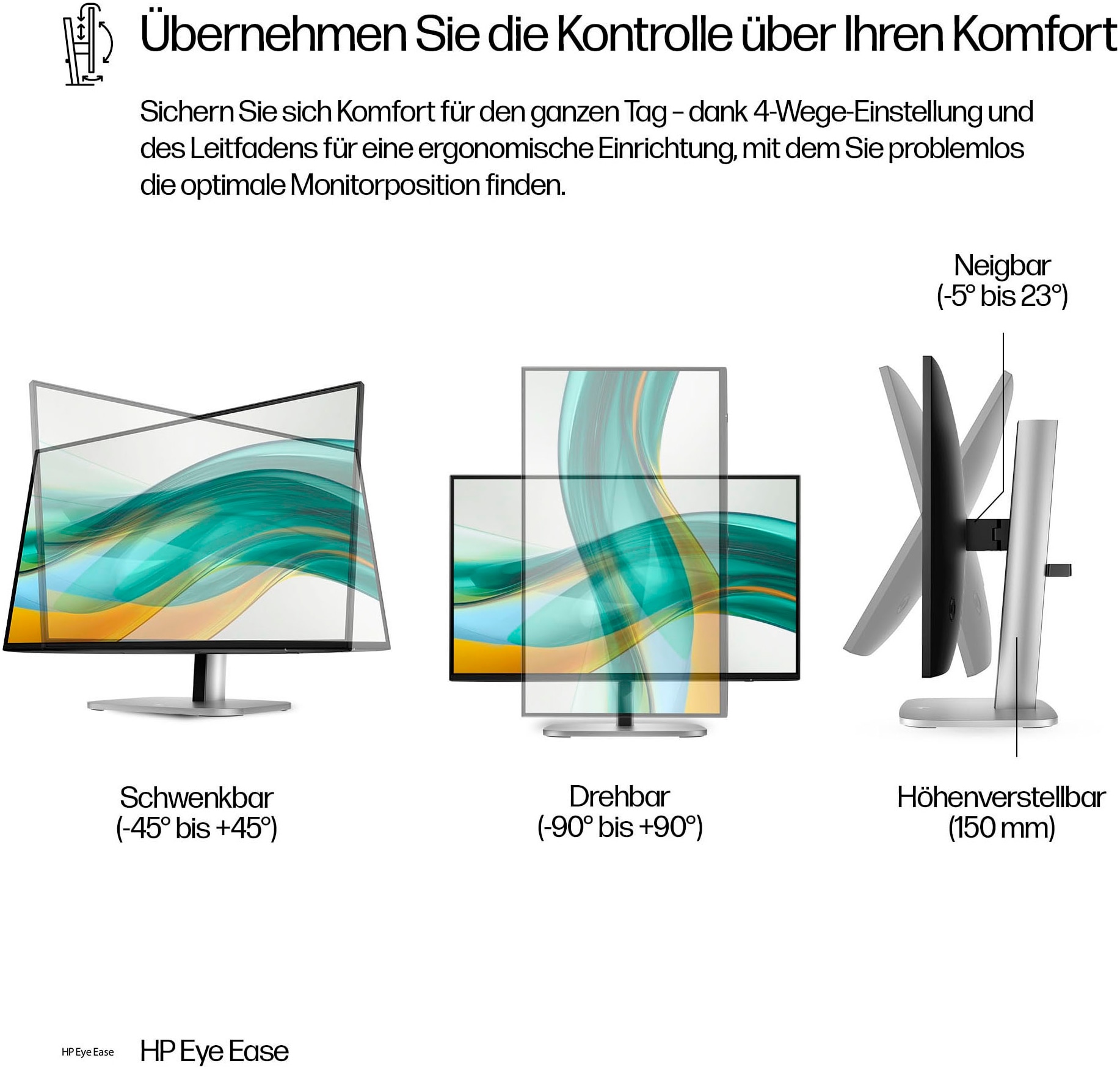 HP LED-Monitor »524pf (HSD-0178-Q)«, 61 cm/24 Zoll, 1920 x 1080 px, Full HD, 5 ms Reaktionszeit, 100 Hz