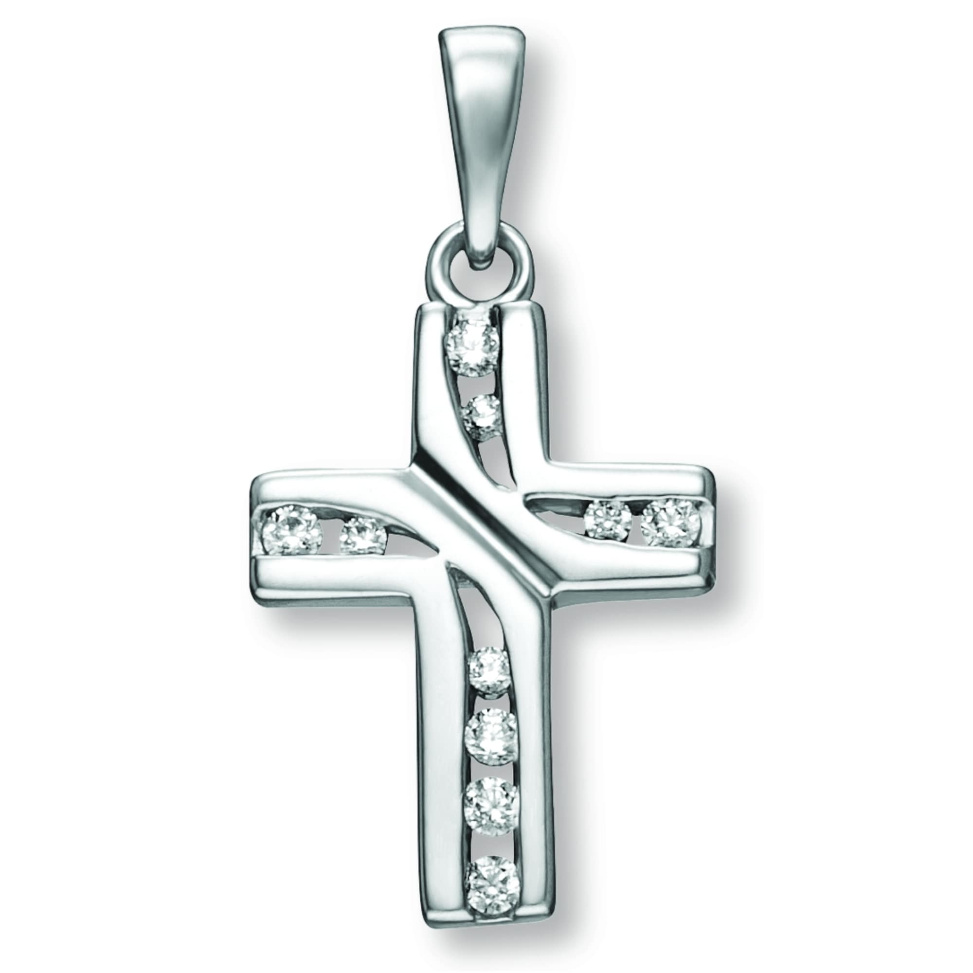 ONE ELEMENT kaufen Anhänger | Schmuck Kreuz Silber »Zirkonia Silber«, aus Kettenanhänger 925 BAUR online Damen