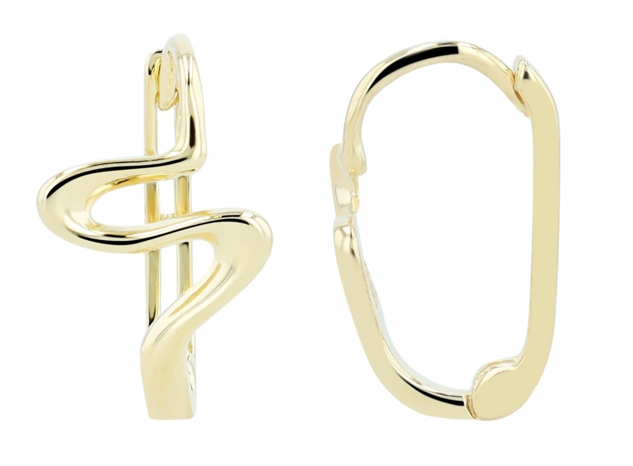 Adelia's Women Hoop Earrings Silver 925 Sterling Silver
