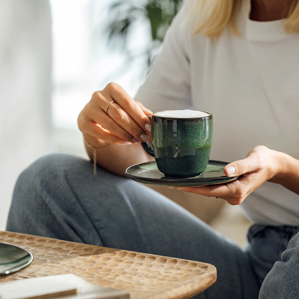 like. by Villeroy & Boch Tasse »Kaffeetasse mit Untertasse Lave 190 ml«