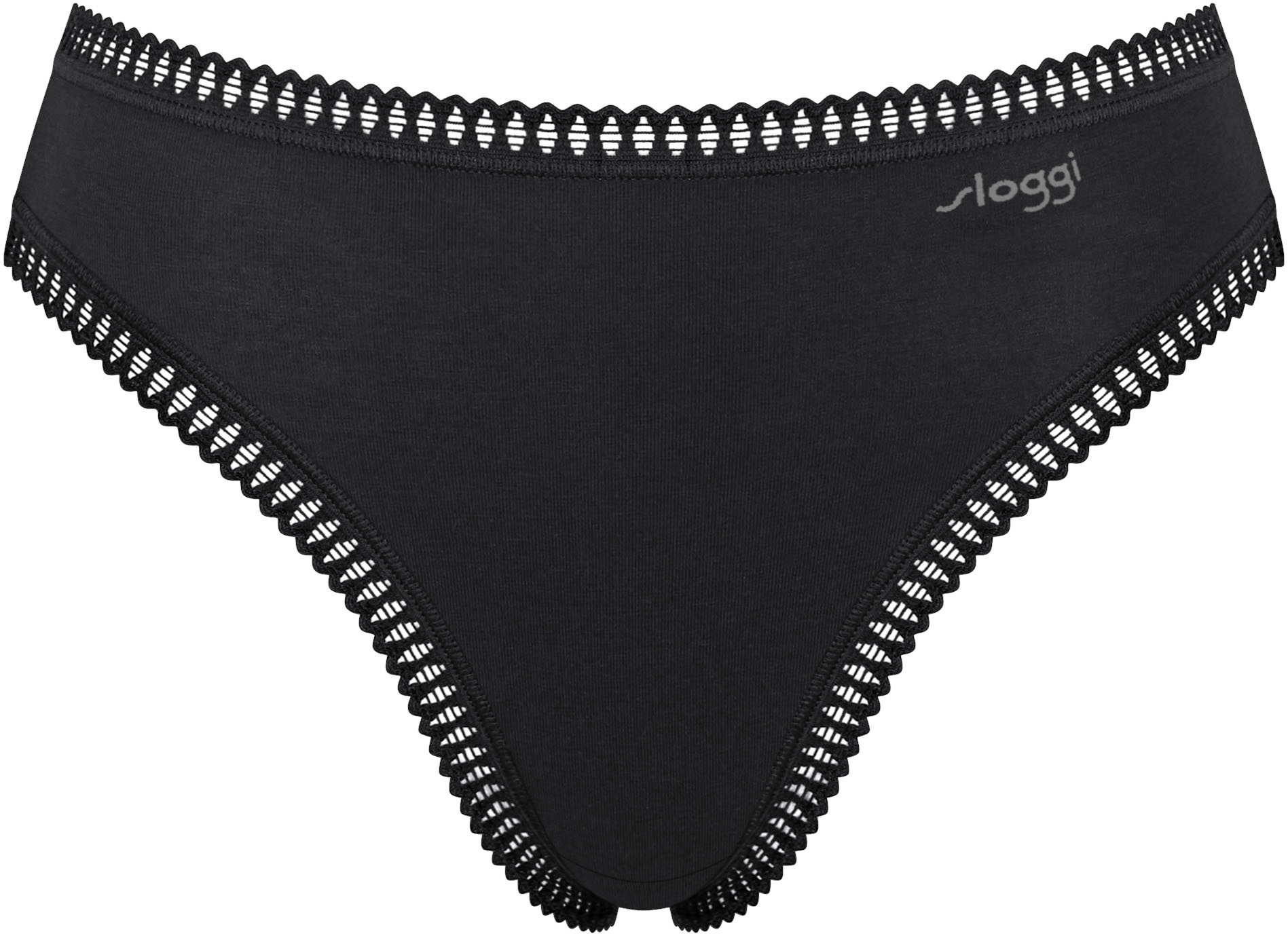 sloggi Slip »GO Crush High leg C3P« 3er Pack,  mit Spitzendetails