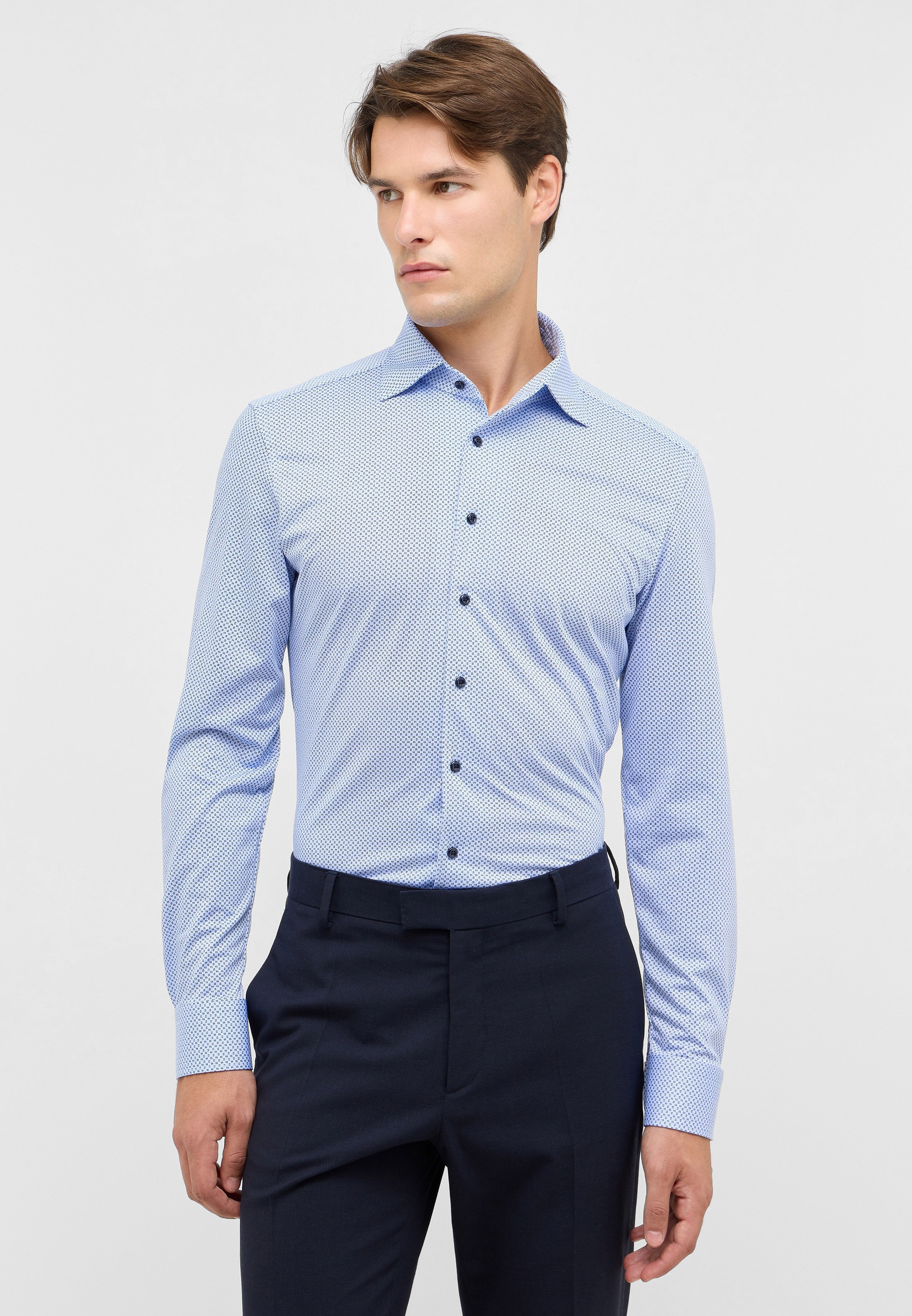 Eterna Langarmhemd "SLIM FIT" NON IRON (bügelfrei) günstig online kaufen