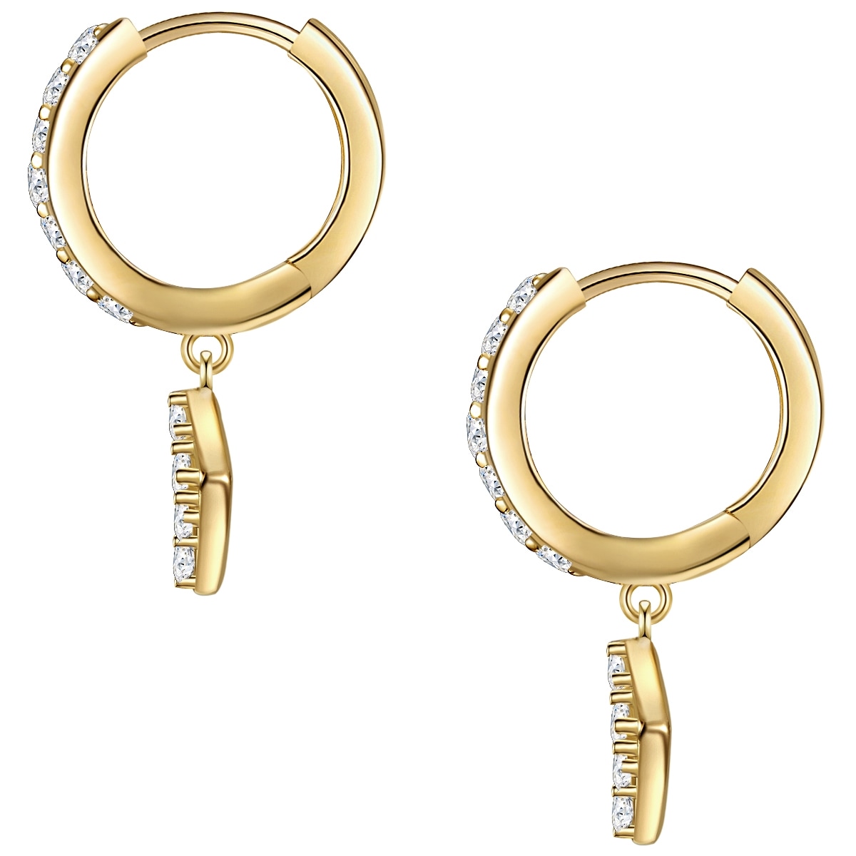 Glanzstücke München Paar Creolen »Set: GSM1860« aus Sterling Silber