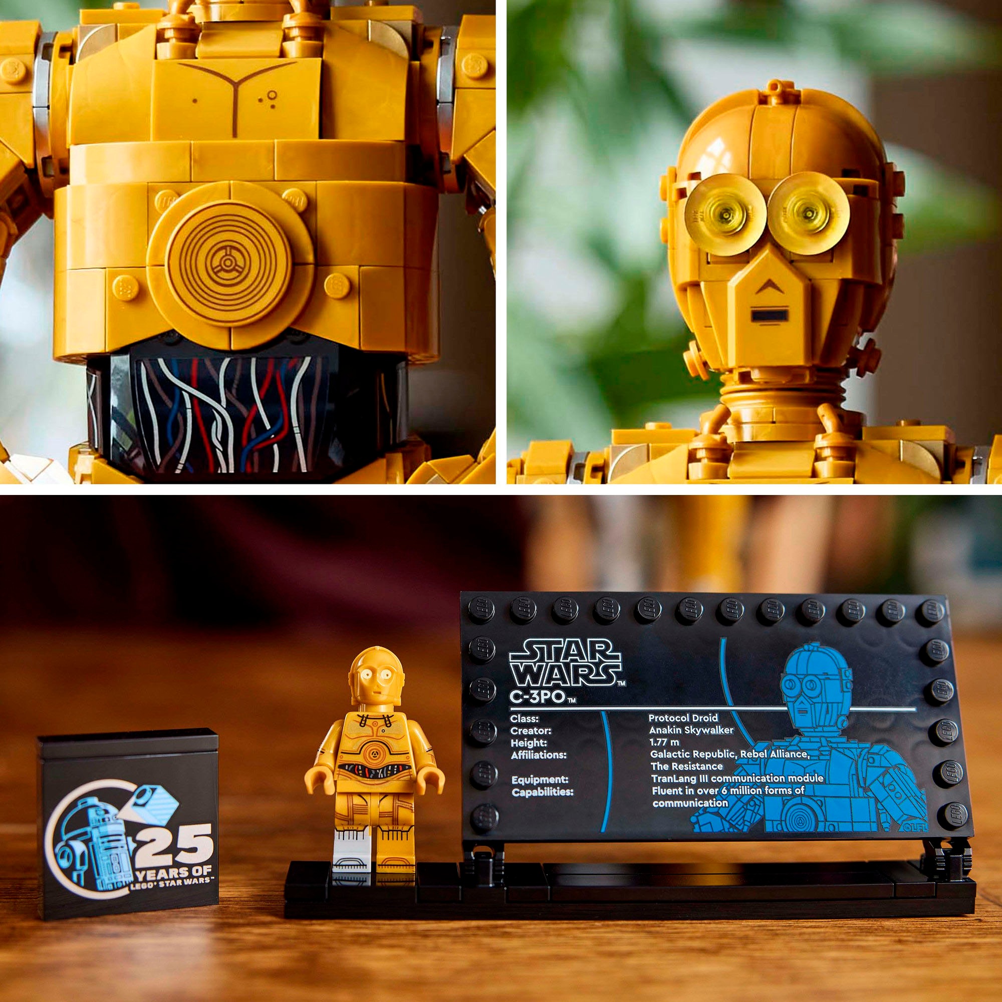 LEGO® Konstruktionsspielsteine »C-3PO™ (75398), LEGO Star Wars ™«, (1138 St.), Made in Europe
