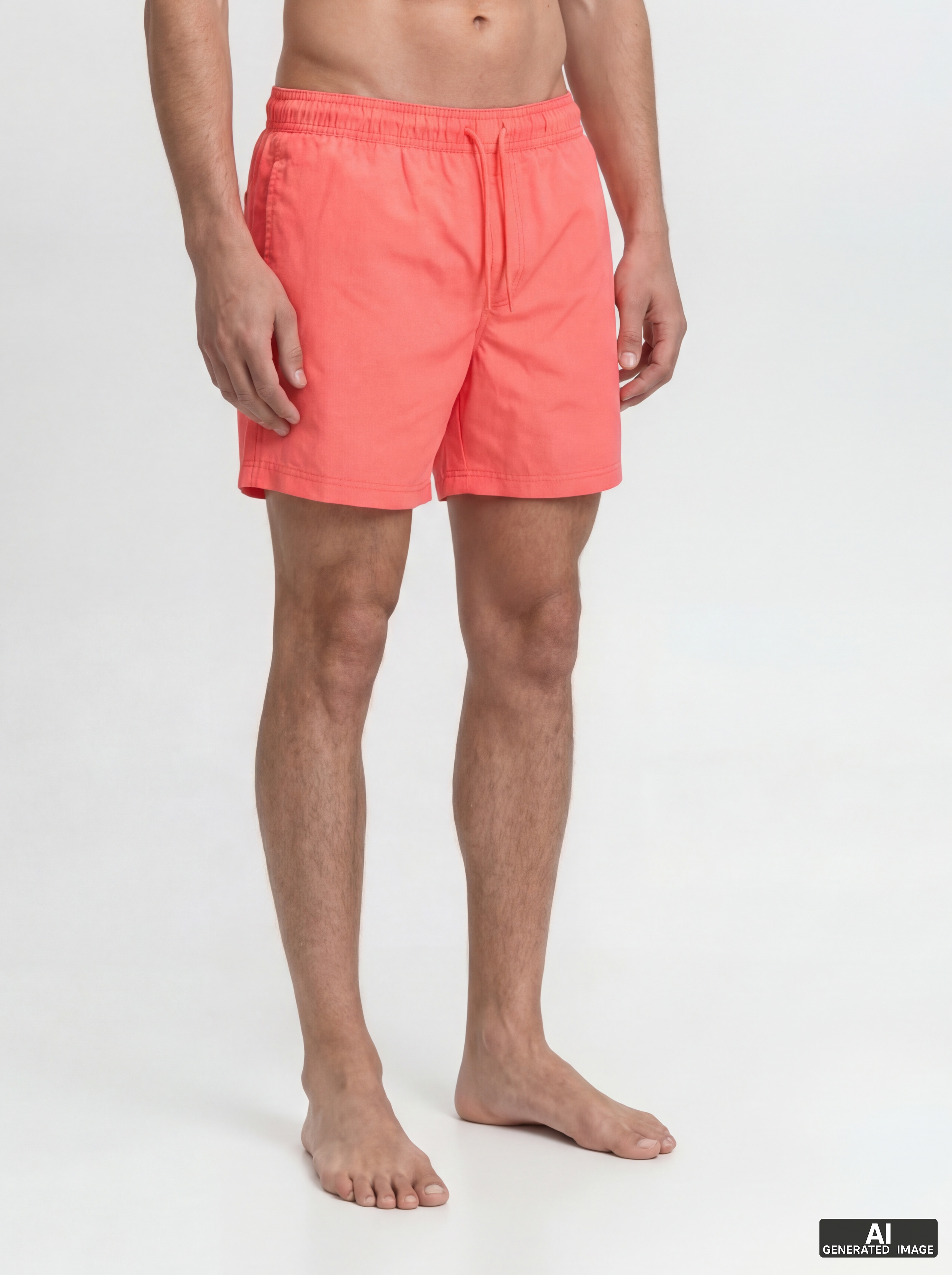Jack & Jones Badeshorts "JPSTMAUI TROPIC SOLID SWIM SHORTS SN" Kunstfaser, normal geschnitten