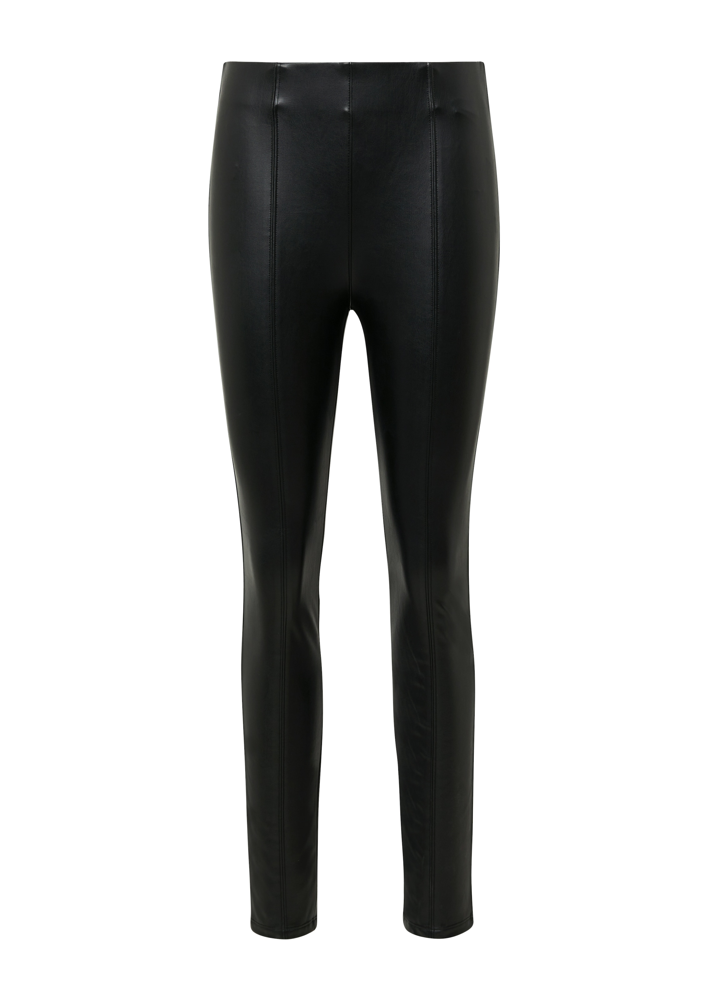 Comma Leggings, aus Lederimitat, Slim Fit