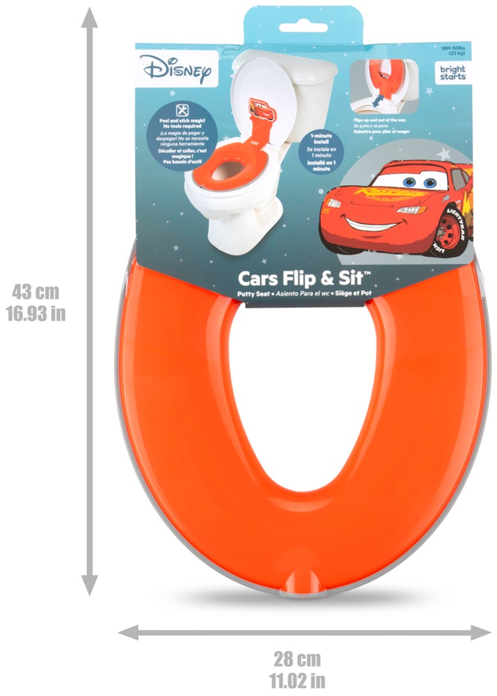 Bright Starts Toilettentrainer »Disney Baby Flip & Sit Toilettensitz«