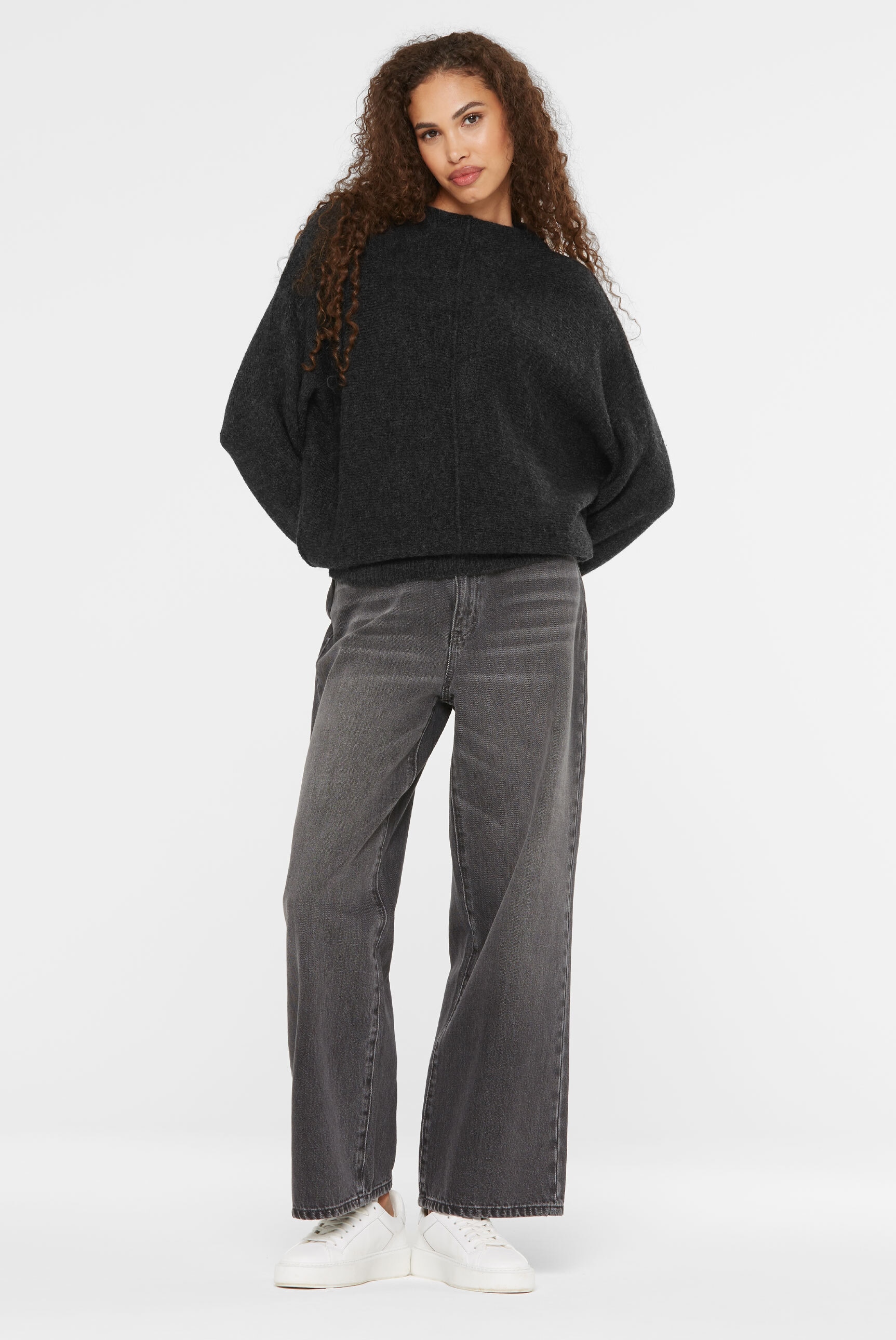 SENSES.THE LABEL Rundhalspullover aus Feinstrick