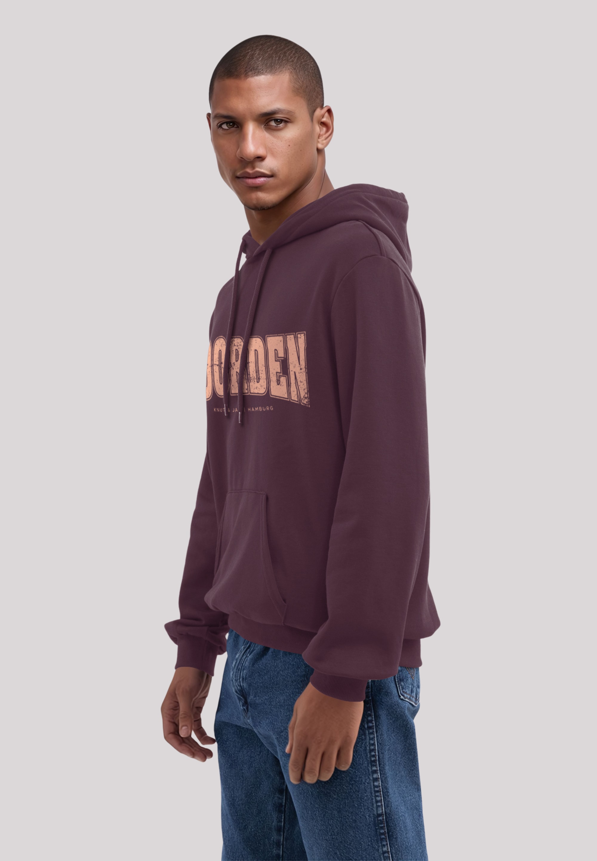 F4NT4STIC Kapuzenpullover »Knut & Jan Hamburg Noorden Collegiate«, Premium Qualität