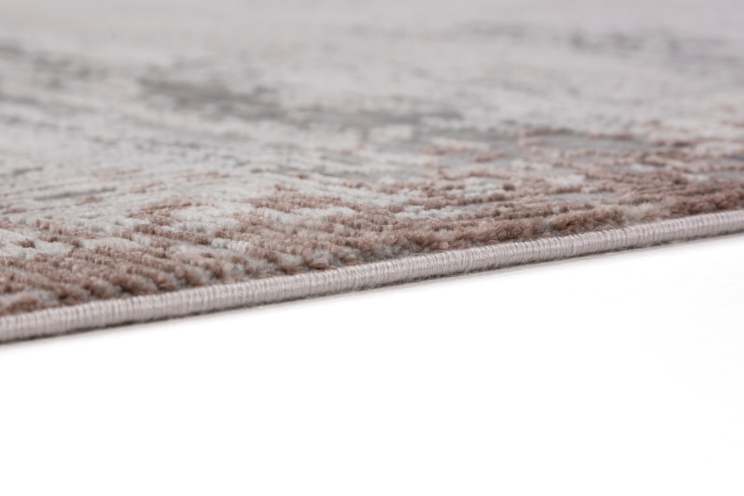 Teppich weiche Kurzflorteppich«, wollig Effekt, BAUR ASTRA Fransen, auf Rechnung Wohnzimmer 234 »Vercelli rechteckig, 3-D | Oberfläche, mit