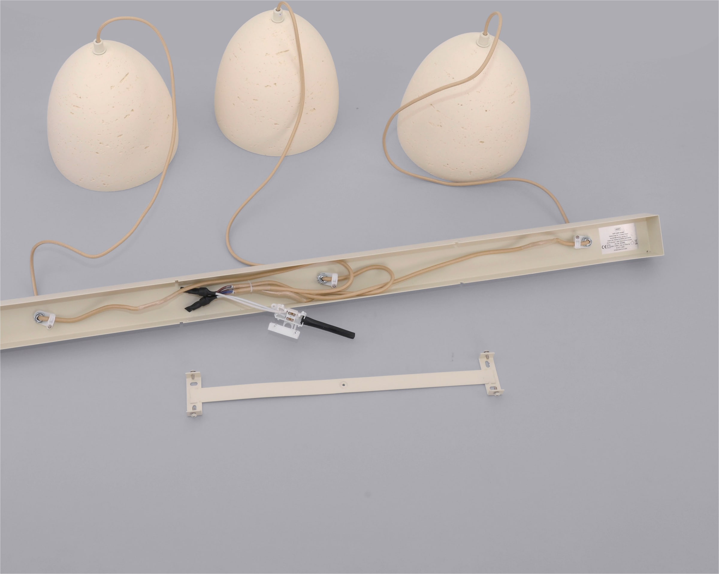 SCHÖNER WOHNEN-Kollektion LED Pendelleuchte »TRAVENTA« E27 1 Stk. SCHÖNER WOHNEN Kollektion, Travertinoptik, Downlight