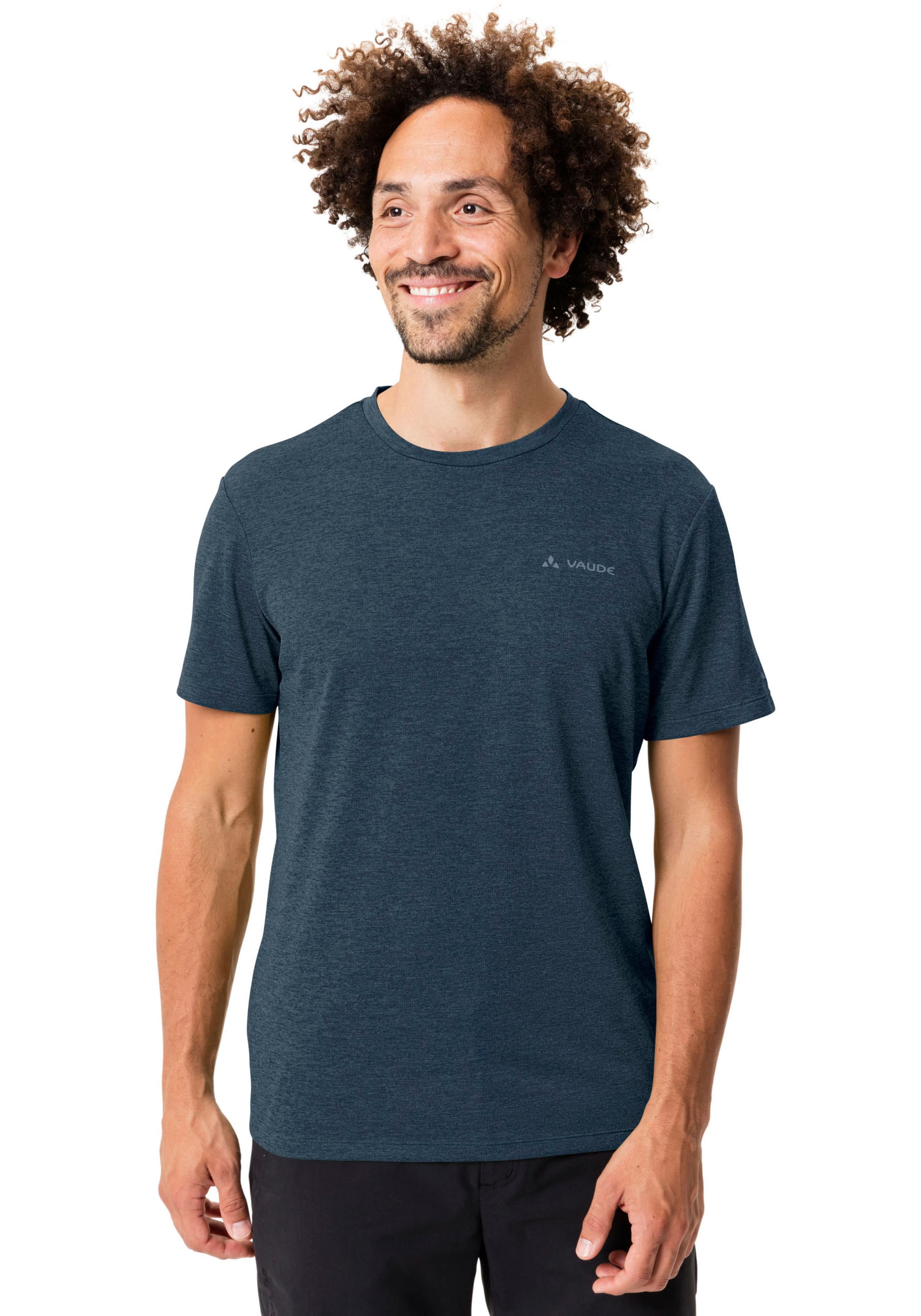 VAUDE Funktionsshirt "Mens Essential T-Shirt" mit Rundhalsausschnitt, unifarben, schnell trocknend, atmungsaktiv