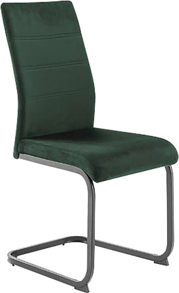 MCA furniture Freischwinger »MCA TICINO Schwingstuhl«, Veloursstoff, (4er-Set), Schwingstühle, Schwinger, Komfortsitzhöhe von ca. 48 cm