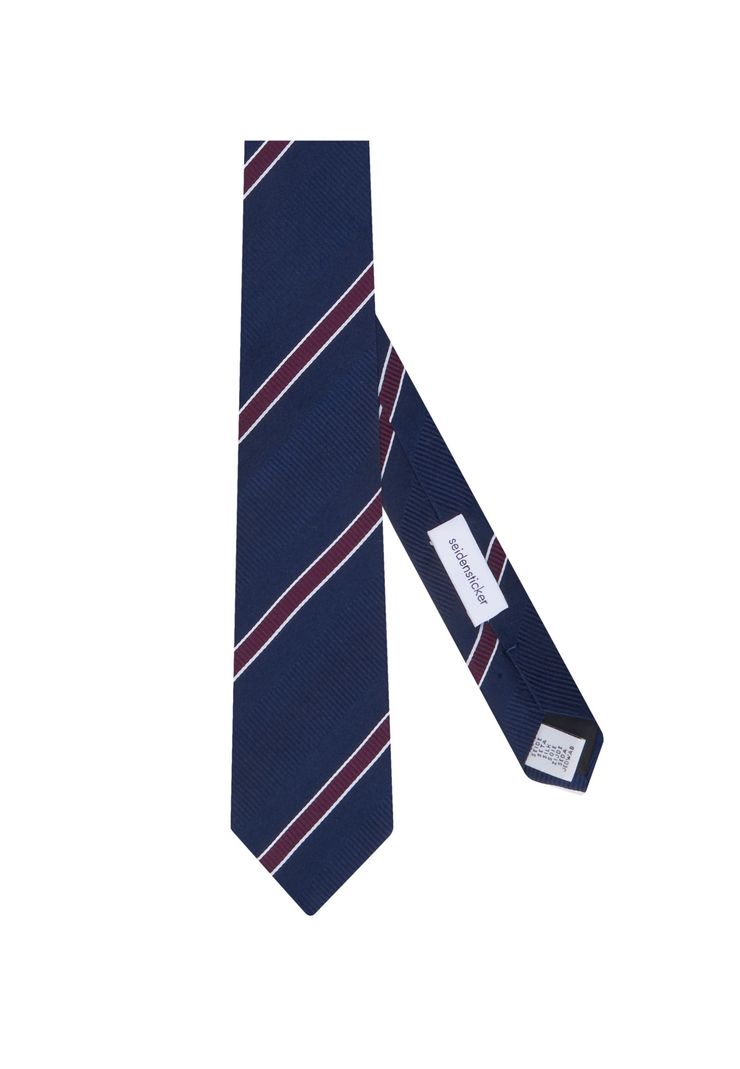 seidensticker Krawatte »Schwarze Rose« Regular Streifen