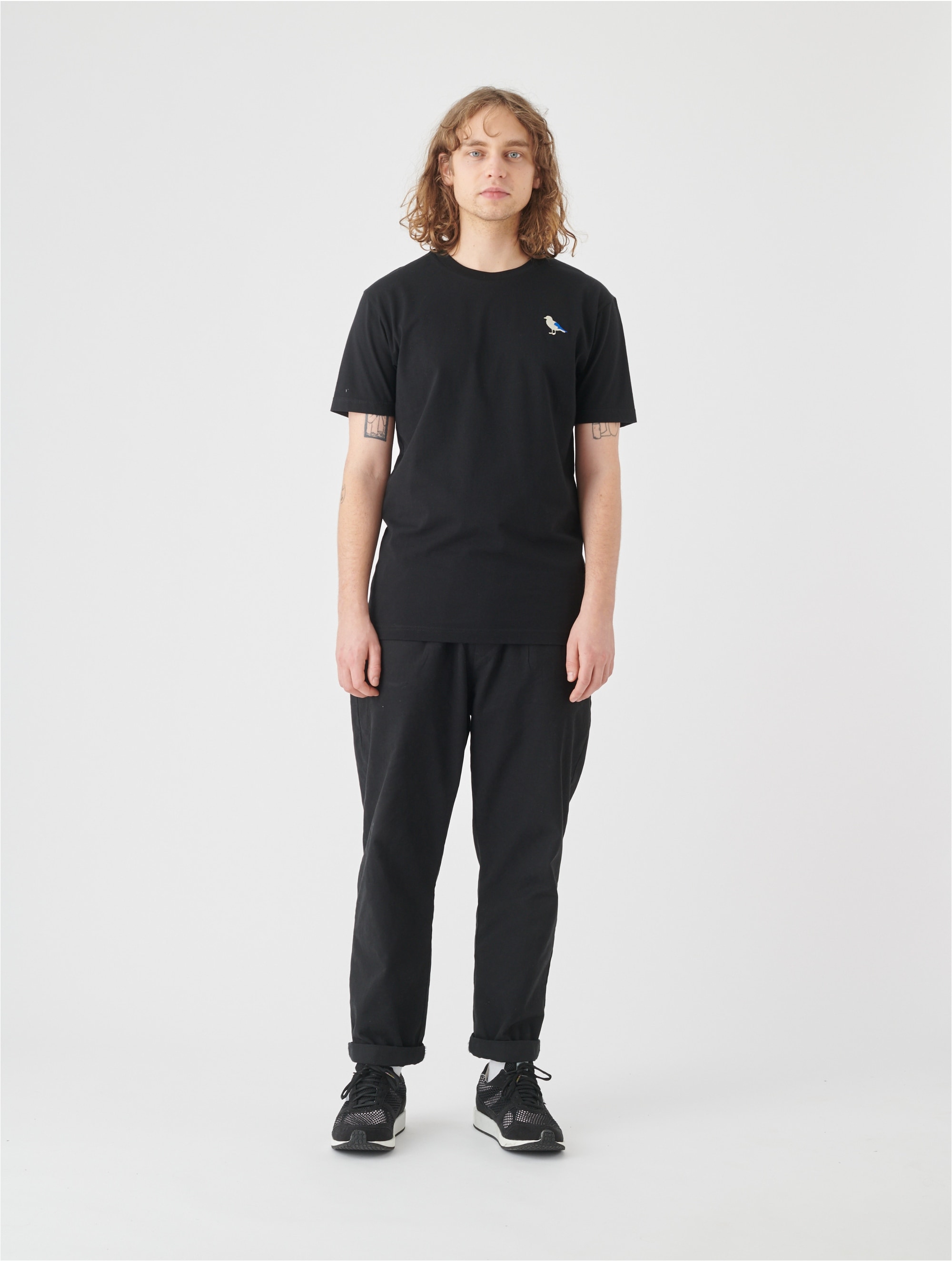 Cleptomanicx T-Shirt »Embro Gull«, (1 tlg.), mit Gull-Stickerei