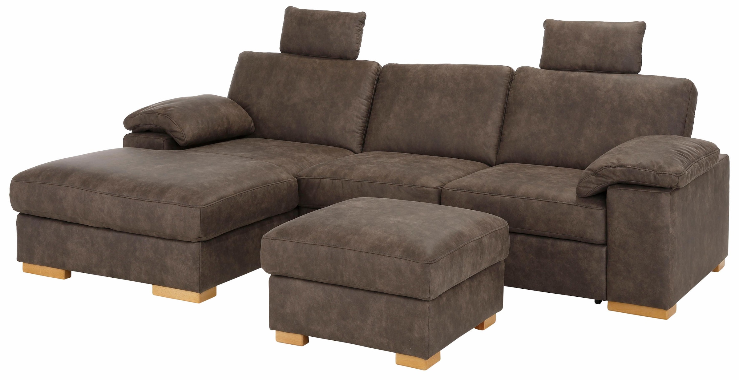 Home affaire Ecksofa »Ventura L-Form«, wahlweise mit Bettfunktion und Bettfunktion/Bettkasten