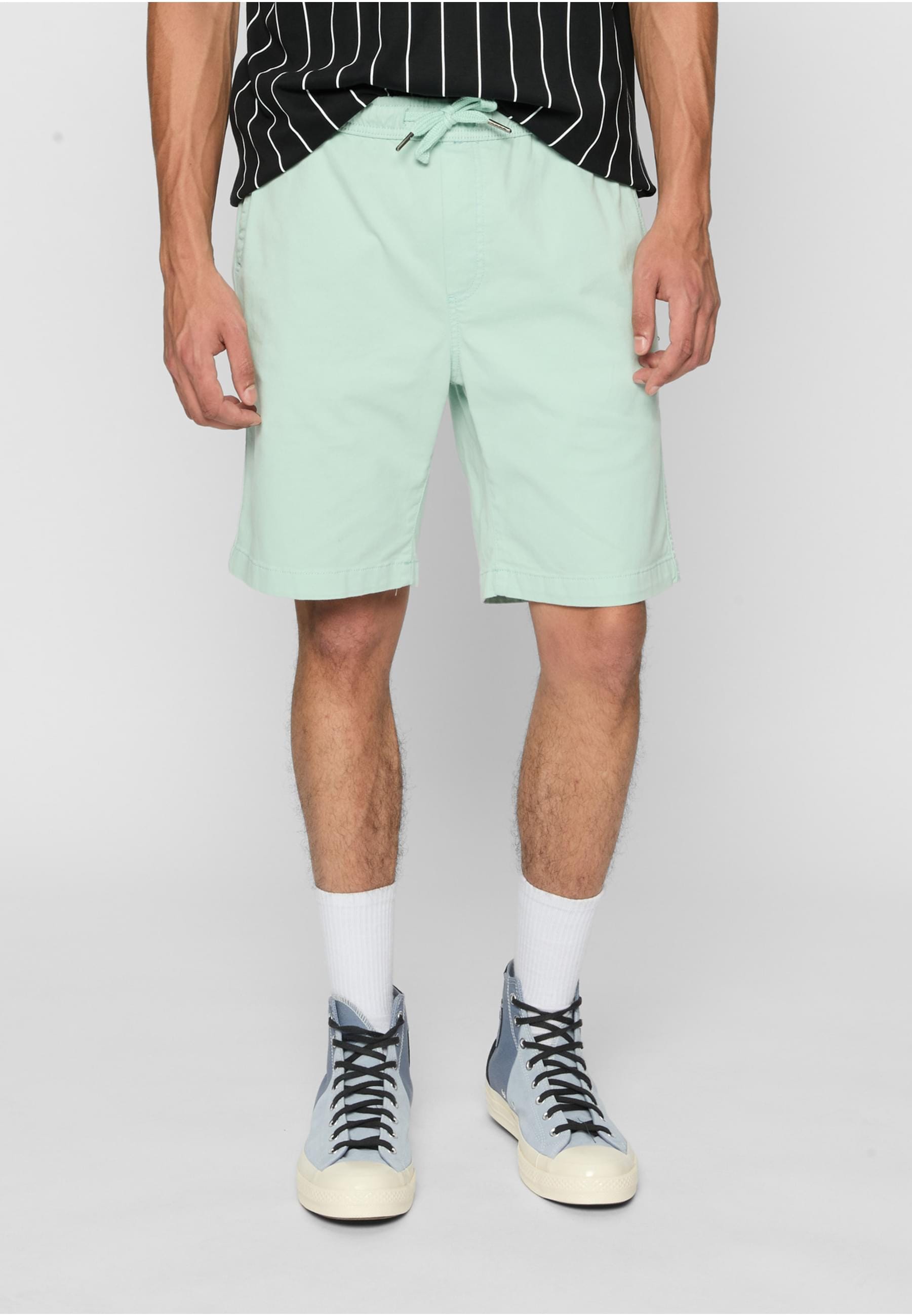 URBAN CLASSICS Shorts »Urban Classics Stretch Twill Joggshorts 2-Pack«, (1 tlg.)
