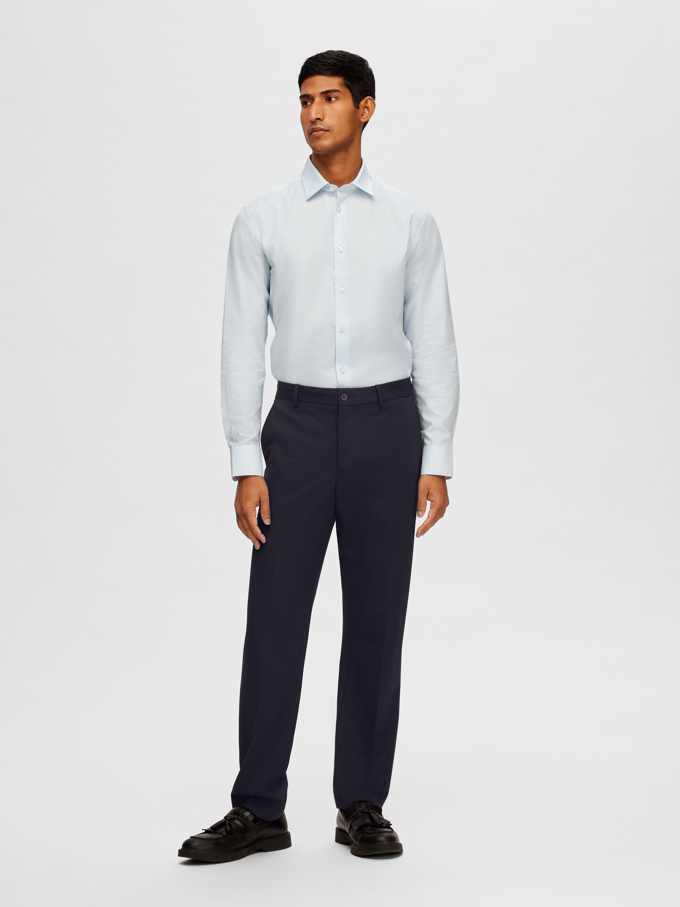 SELECTED HOMME Langarmhemd »SLHSLIMSOHO-DETAIL SHIRT LS NOOS«