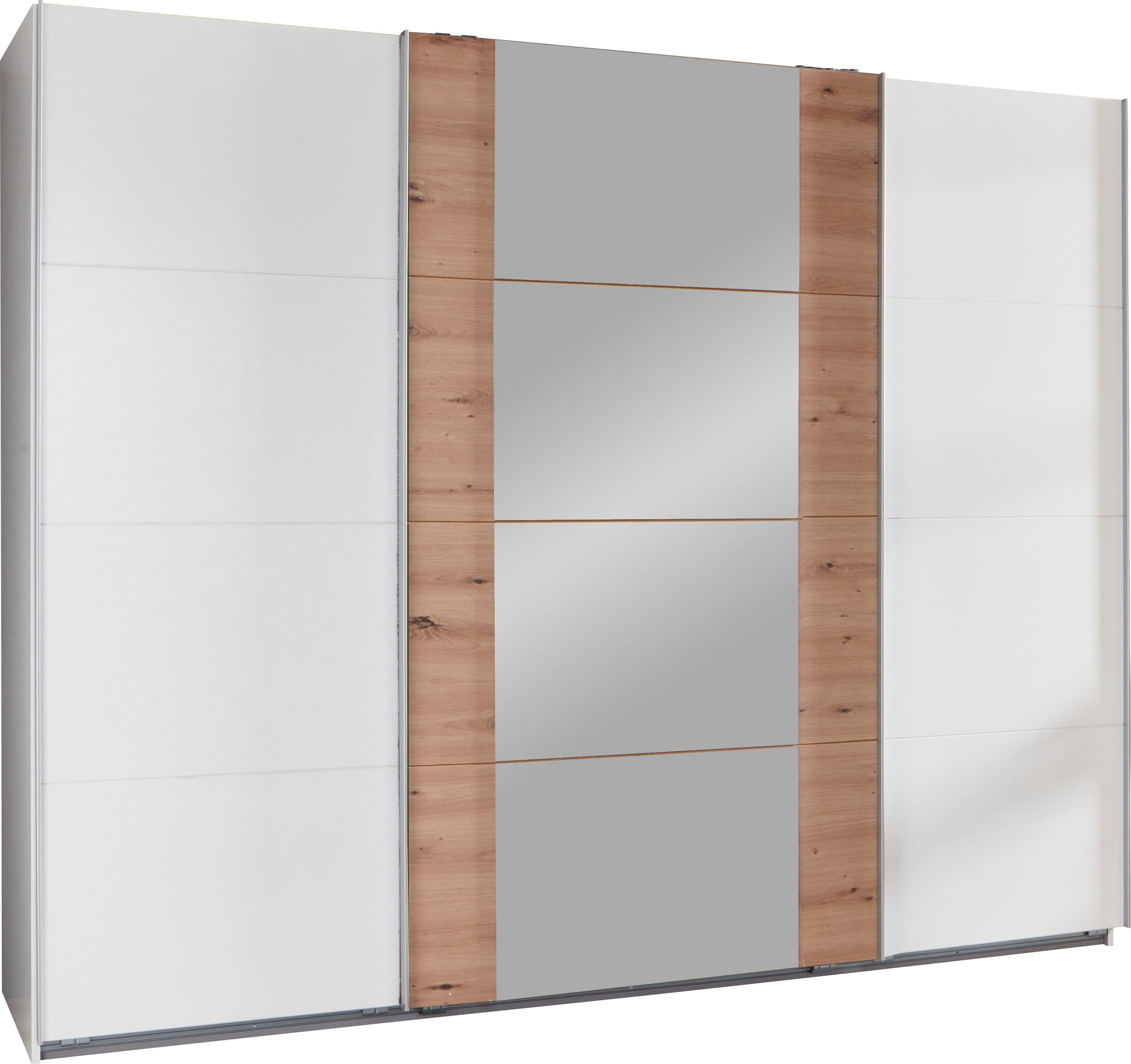 Wimex Schwebetürenschrank "Bern Schiebetürenschrank" Schrank mit zusätzlicher Innenausstattung, Garderobe