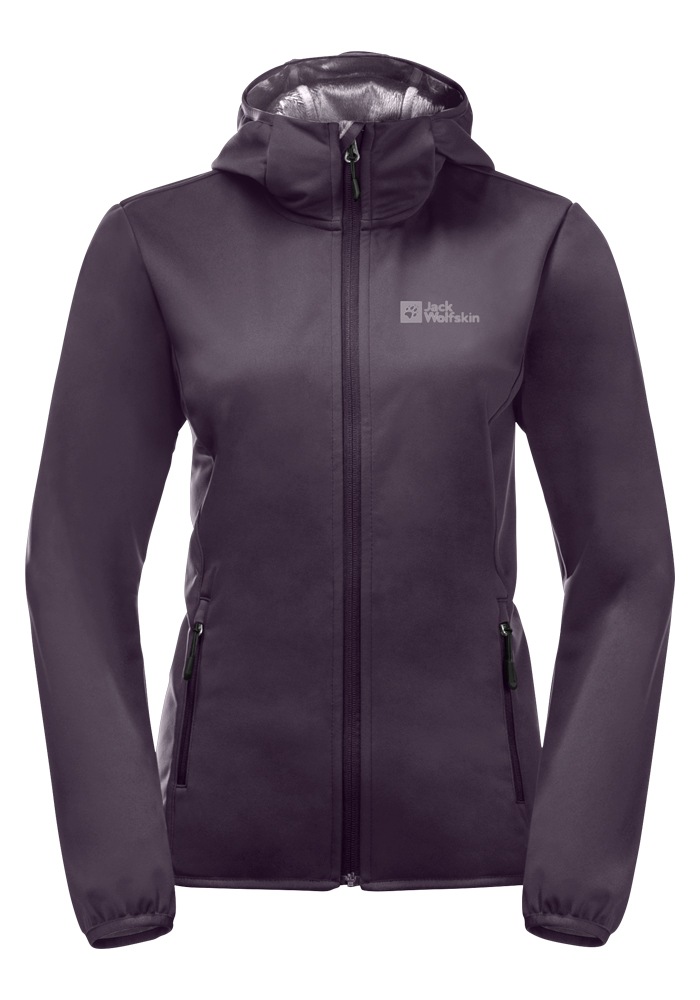 Jack Wolfskin Softshelljacke "WINDHAIN HOODY W", mit Kapuze