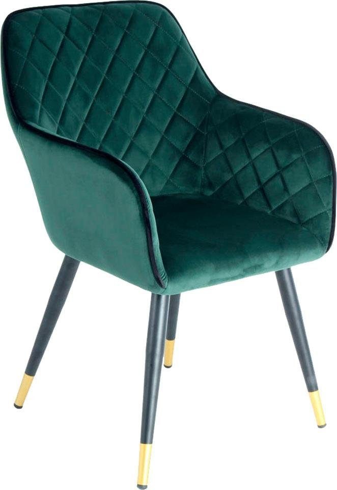 Kayoom Stuhl "Amino 525, stilvoller Design-Stuhl,samtweicher Bezug aus Velv günstig online kaufen