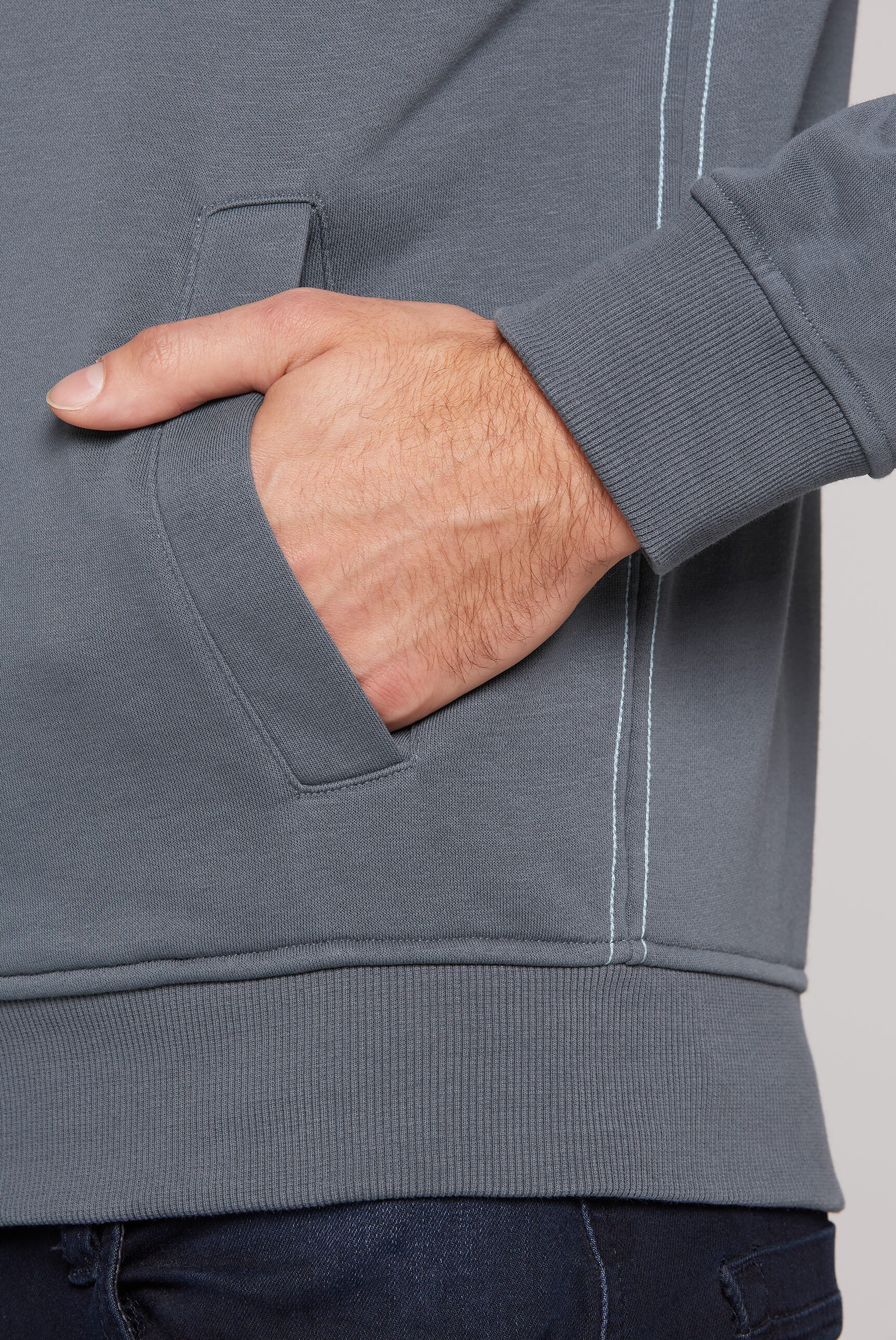 CAMP DAVID Kapuzensweatjacke, mit Baumwolle