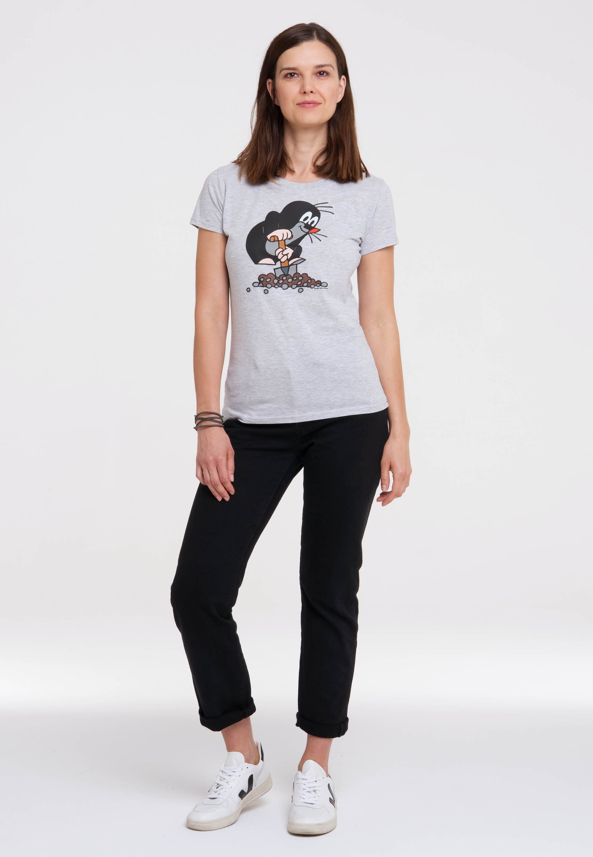 LOGOSHIRT T-Shirt »Der kleine Maulwurf«, mit lizenziertem Originaldesign