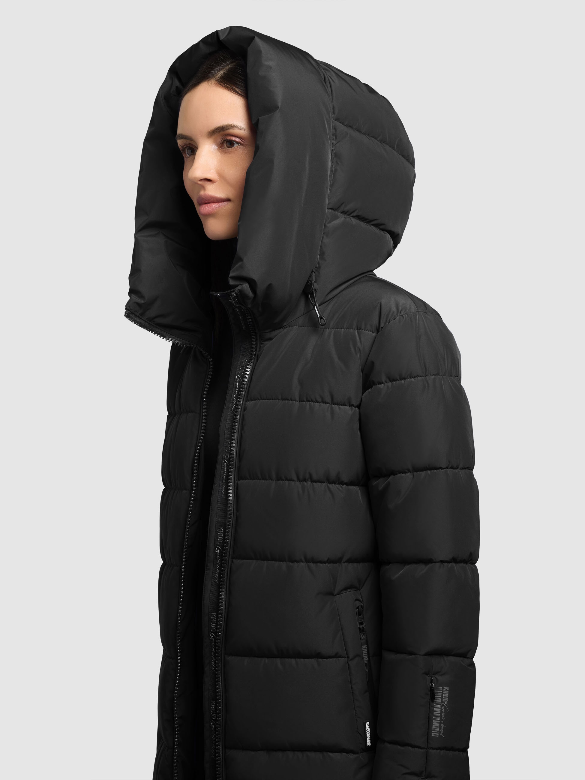 khujo Steppjacke »GRIMES« mit Kapuze Reißverschlusstaschen
