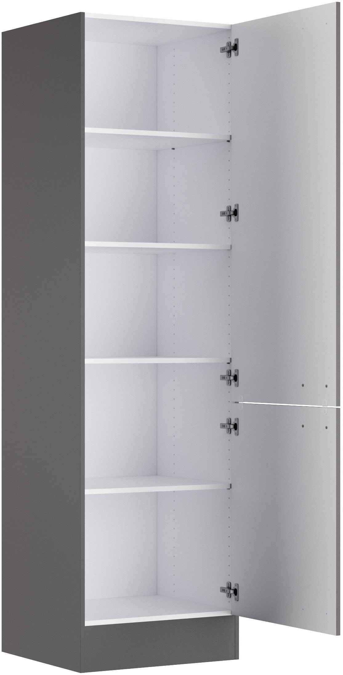 OPTIFIT Hochschrank »OPTImulti« Breite 60 cm, Höhe 210 cm, Tiefe 57,1 cm, mit 2 Türen, 3 Einlegeböden