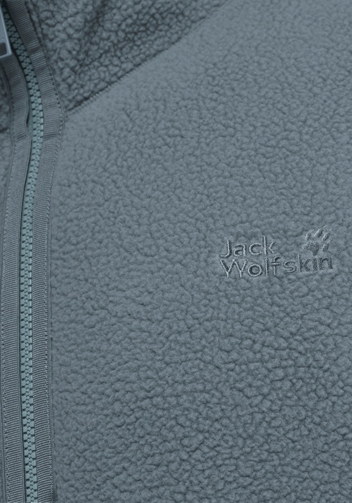 Jack Wolfskin Fleecejacke »LITE CURL FZ M« Langarm-Design mit Reißverschluss, wasserabweisend, windabweisend