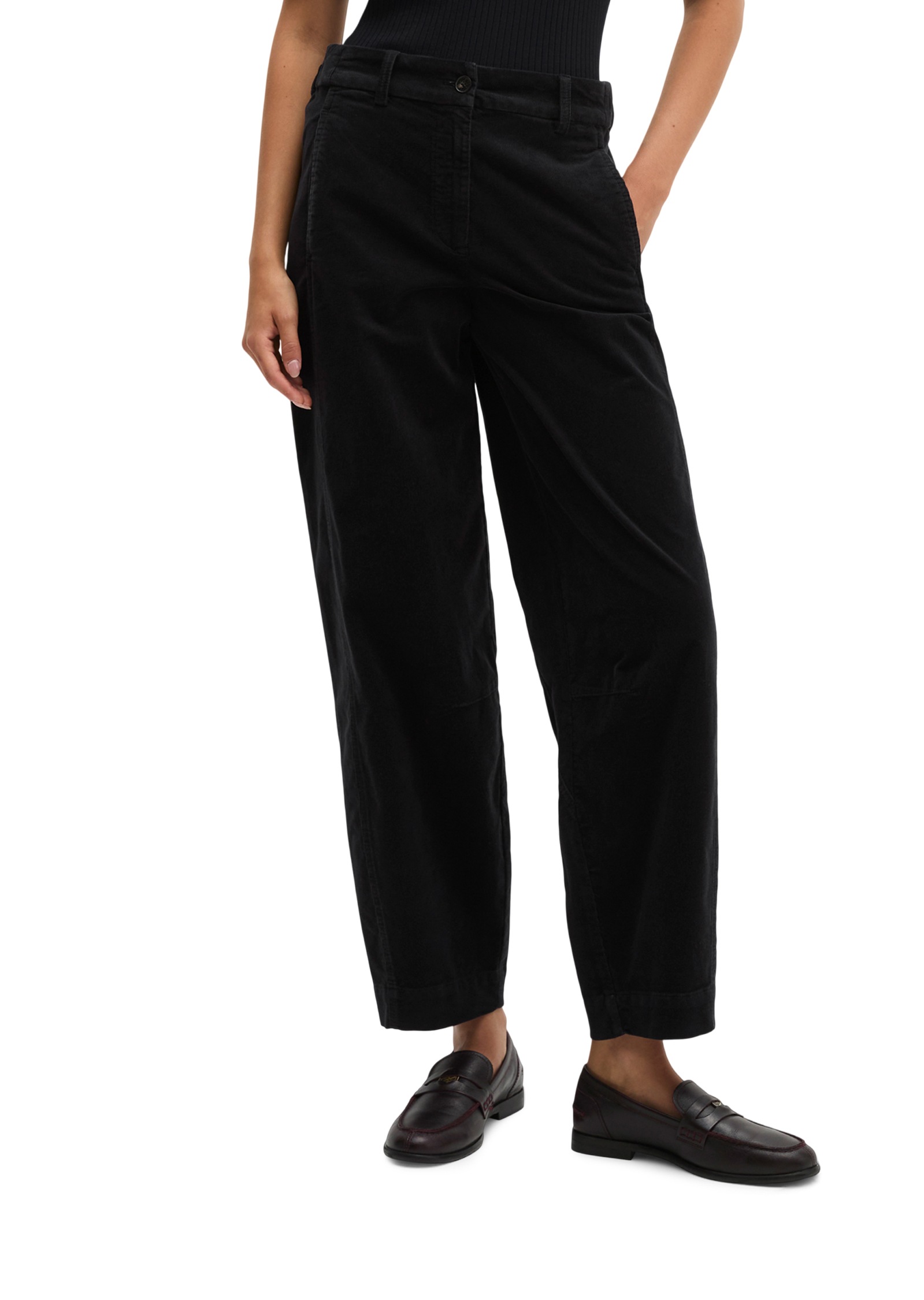 Marc O'Polo Cordhose  Model: Minu barrel aus Bio-Baumwolle-Mix