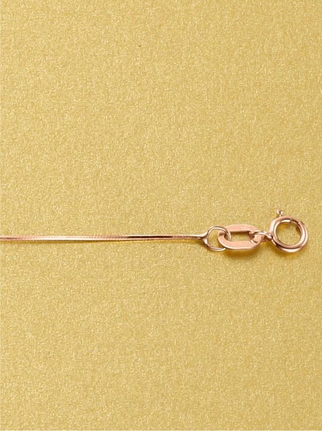Kette ohne Anhänger LADY, silber (silber vergoldet 925), Halsketten, Damen, 45, Silber 925 (Sterlingsilber), L: 45