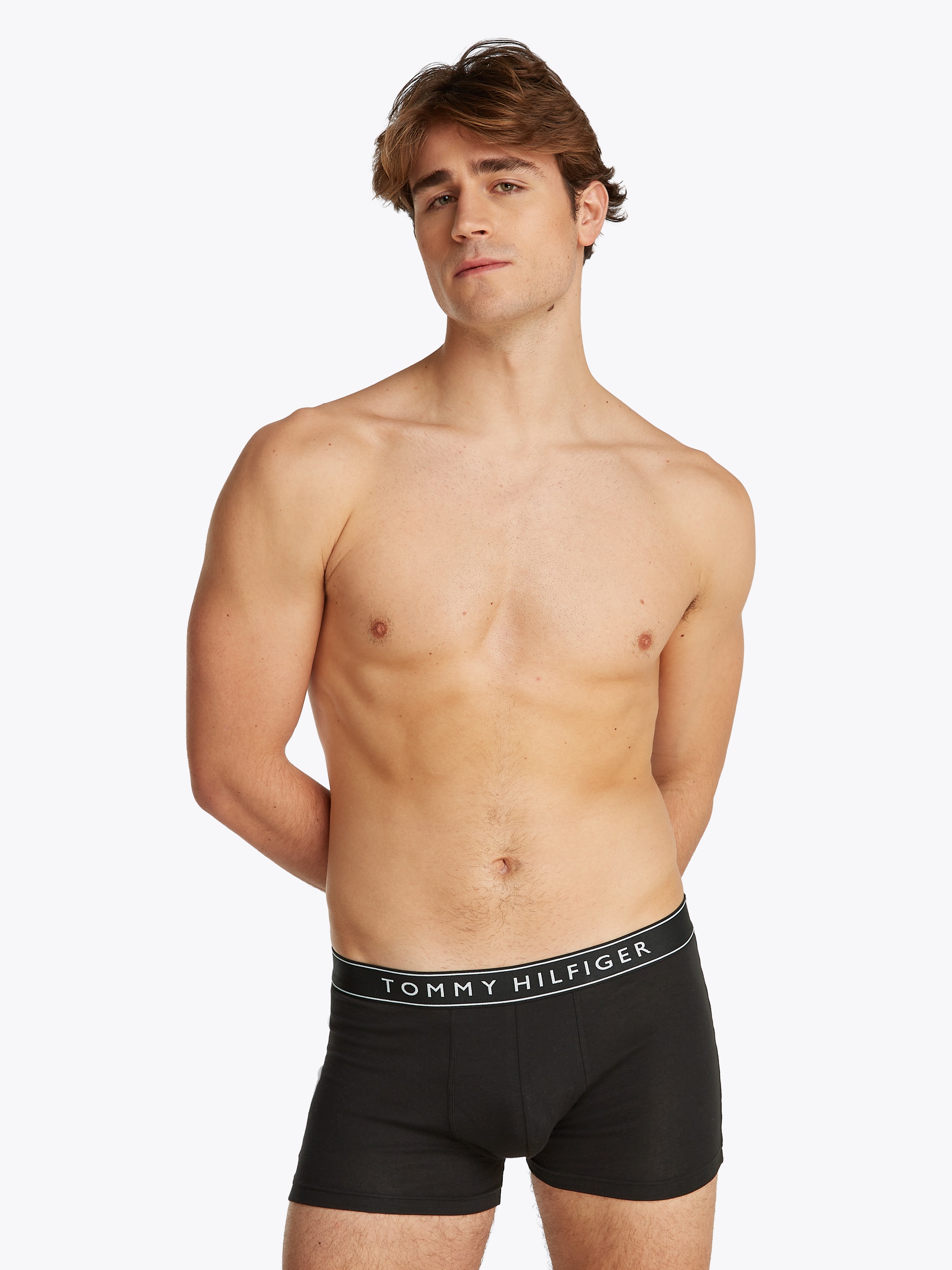 Tommy Hilfiger Underwear Trunk "3P TRUNK DTM" Packung, 3er, 3 Stk. mit Logo günstig online kaufen