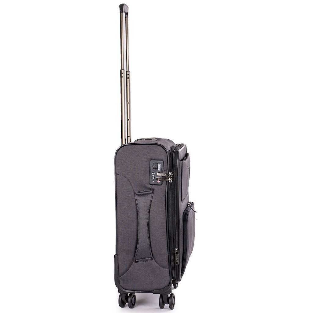 Stratic Weichgepäck-Trolley »Bendigo Light + S, black«, 4 Rollen