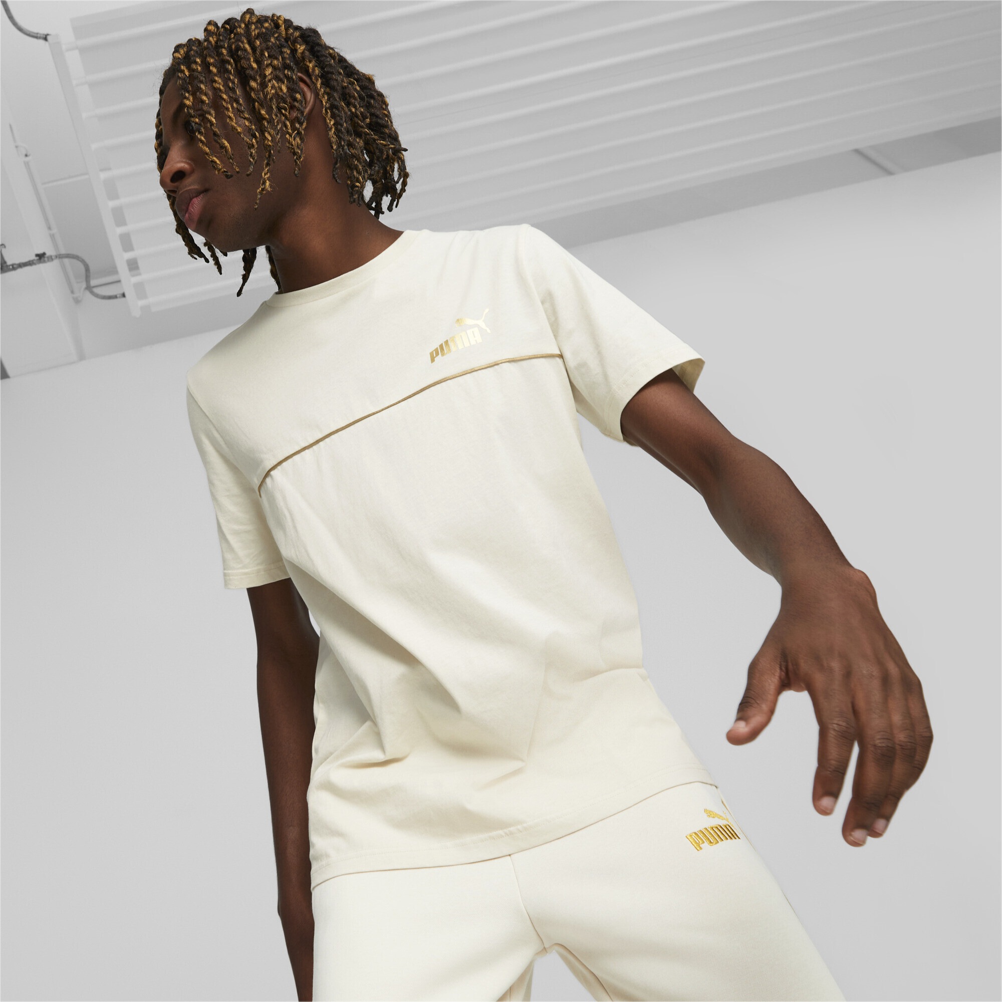 PUMA T-Shirt »ESS+ MINIMAL GOLD T-Shirt Herren«