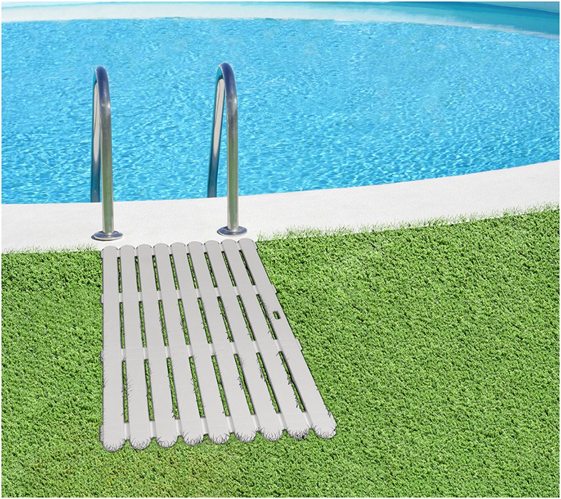 WENKO Badematte "Modell Indoor & Outdoor" Höhe 3 mm Baderost aus stabilem K günstig online kaufen