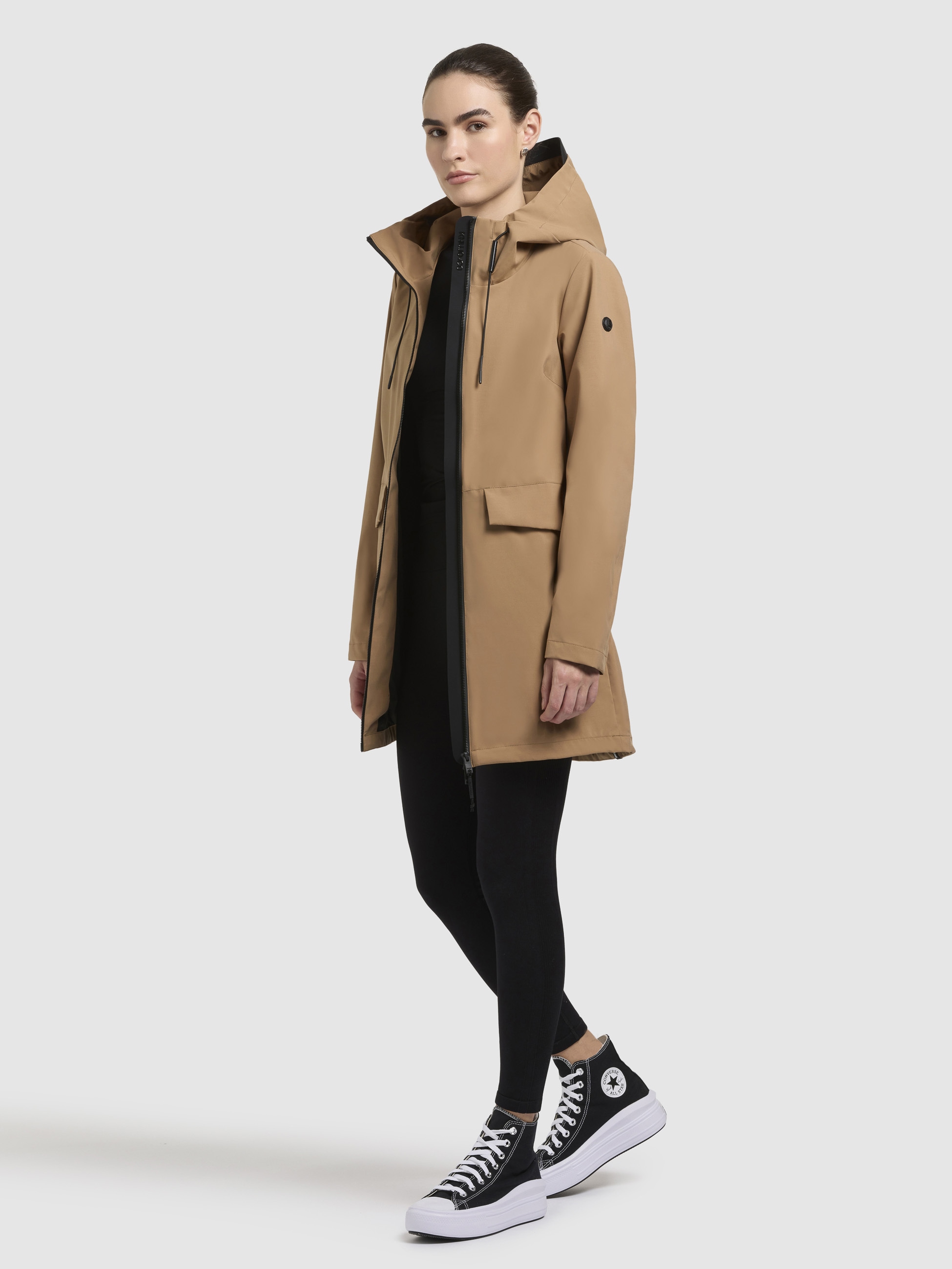 khujo Anorak »YONI«, mit Kapuze