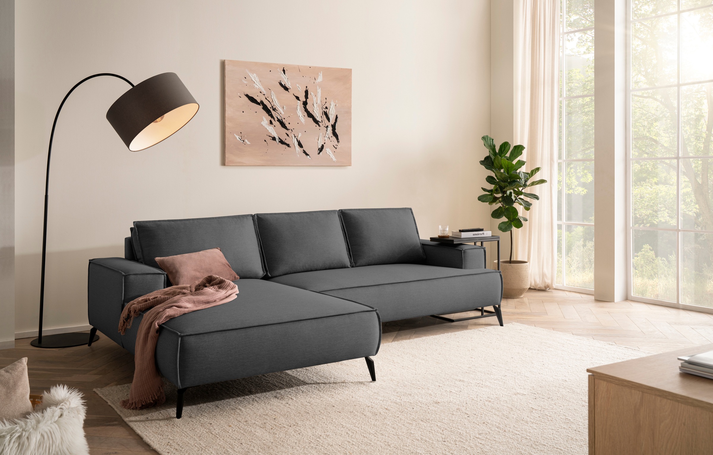 Home affaire TVINNU Corner Sofa Grey 4